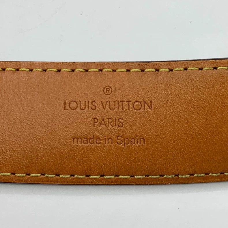 Louis Vuitton Louis Vuitton Dark brown V-button checkerboard belt Size ONE SIZE - 7 Thumbnail