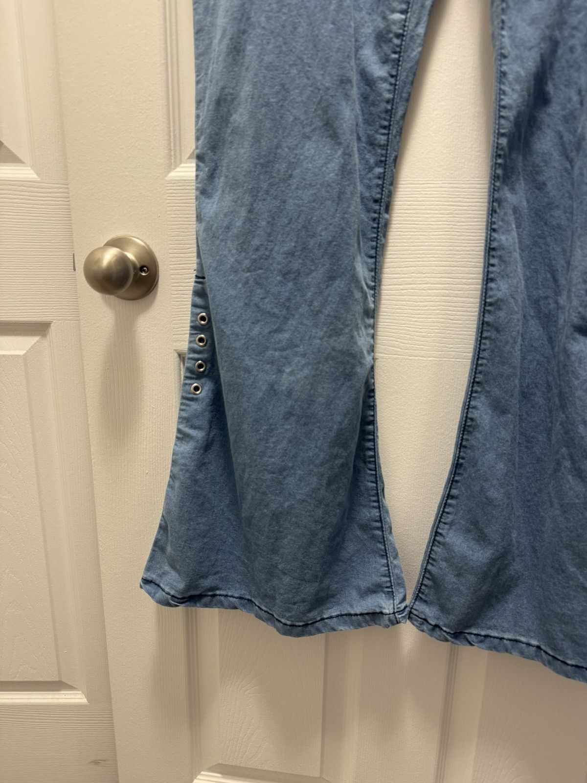 Japanese Brand × Jean × Vintage Jeans Japanese Brand Lace Bolan Bootcut Denim Jeans Thin Size US 36 / EU 52 - 6 Thumbnail