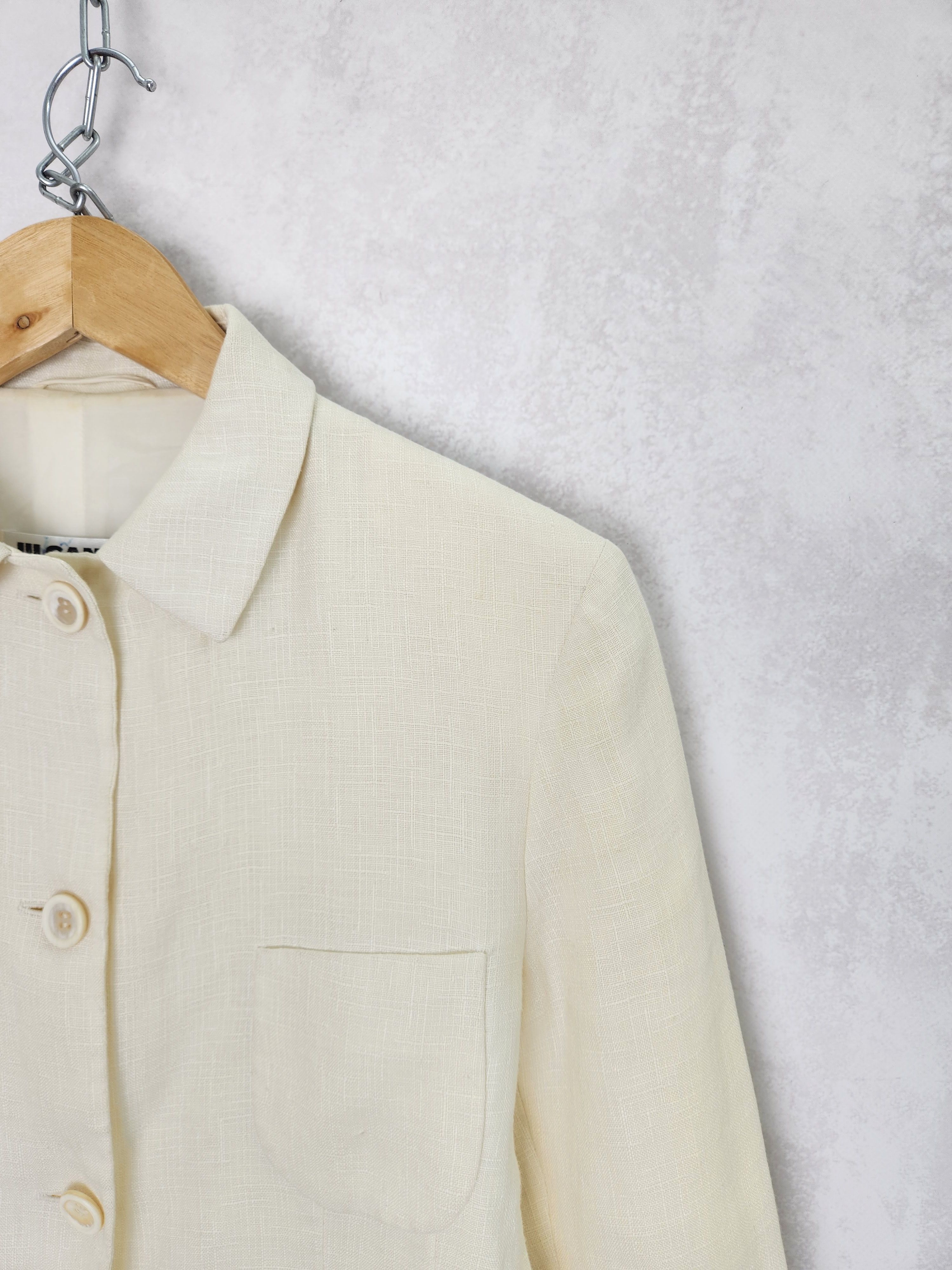 Jil Sander Jil Sander linen blazer buttons up beige size 36 Size XS / US 0-2 / IT 36-38 - 6 Thumbnail