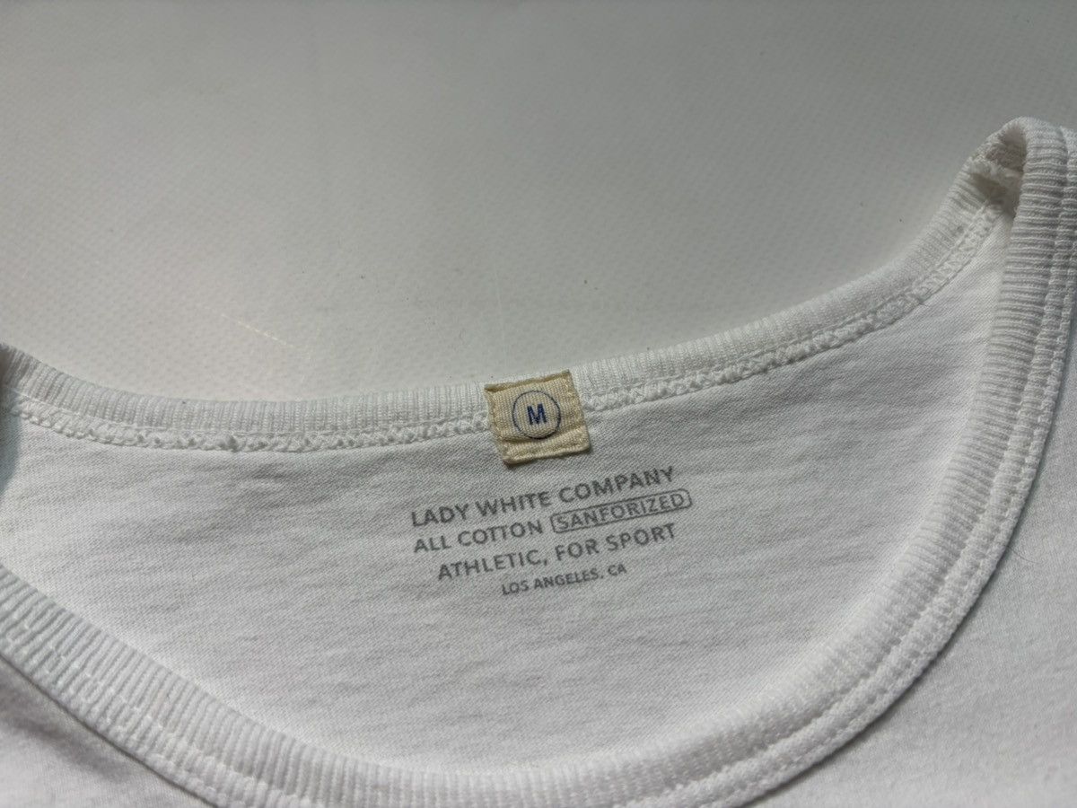 Lady White Co. Lady White Company white basic t shirts Size US M / EU 48-50 / 2 - 7 Thumbnail