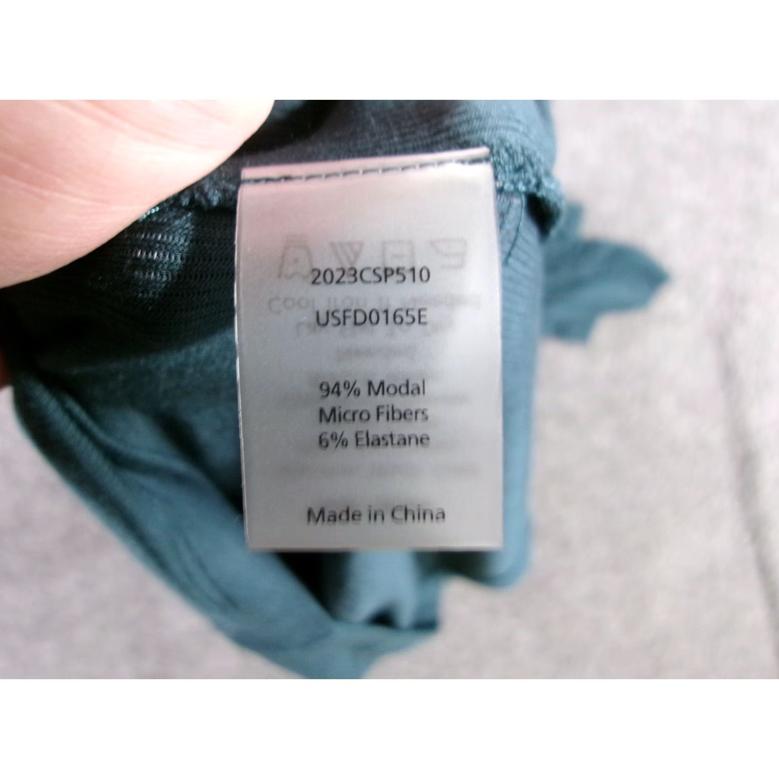 Vintage Universal Standard Dress Womens 3XS Ribbed Short Sleeve Tunic Modal Fitted Teal Size 26" / US 2 / IT 38 - 7 Thumbnail