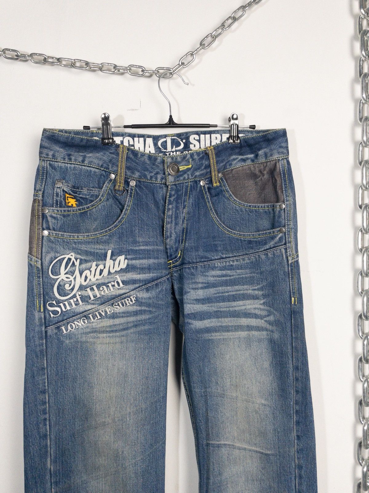 Gotcha Vintage Gotcha Baggy Jeans Embroidery Surf like Ecko Size US 34 / EU 50 - 4 Thumbnail