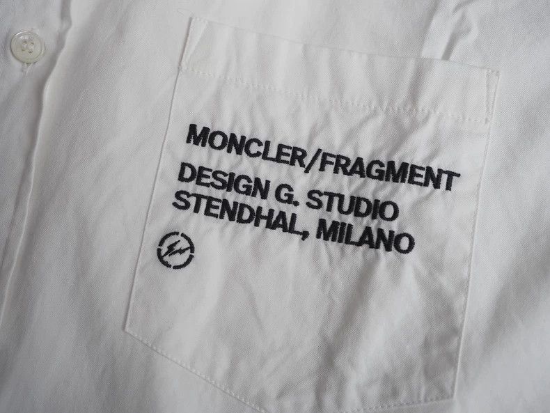 Moncler MonclerHiroshi Fujiwara Lightning White Pocket Shirt 2503-N Size US XL / EU 56 / 4 - 5 Thumbnail