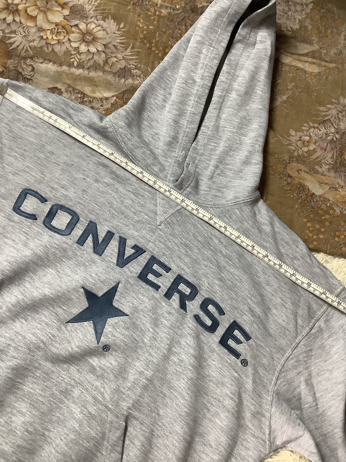 Converse × Vintage Vintage Converse Big Logo Baggy Boxy Hoodie Size US M / EU 48-50 / 2 - 10 Thumbnail
