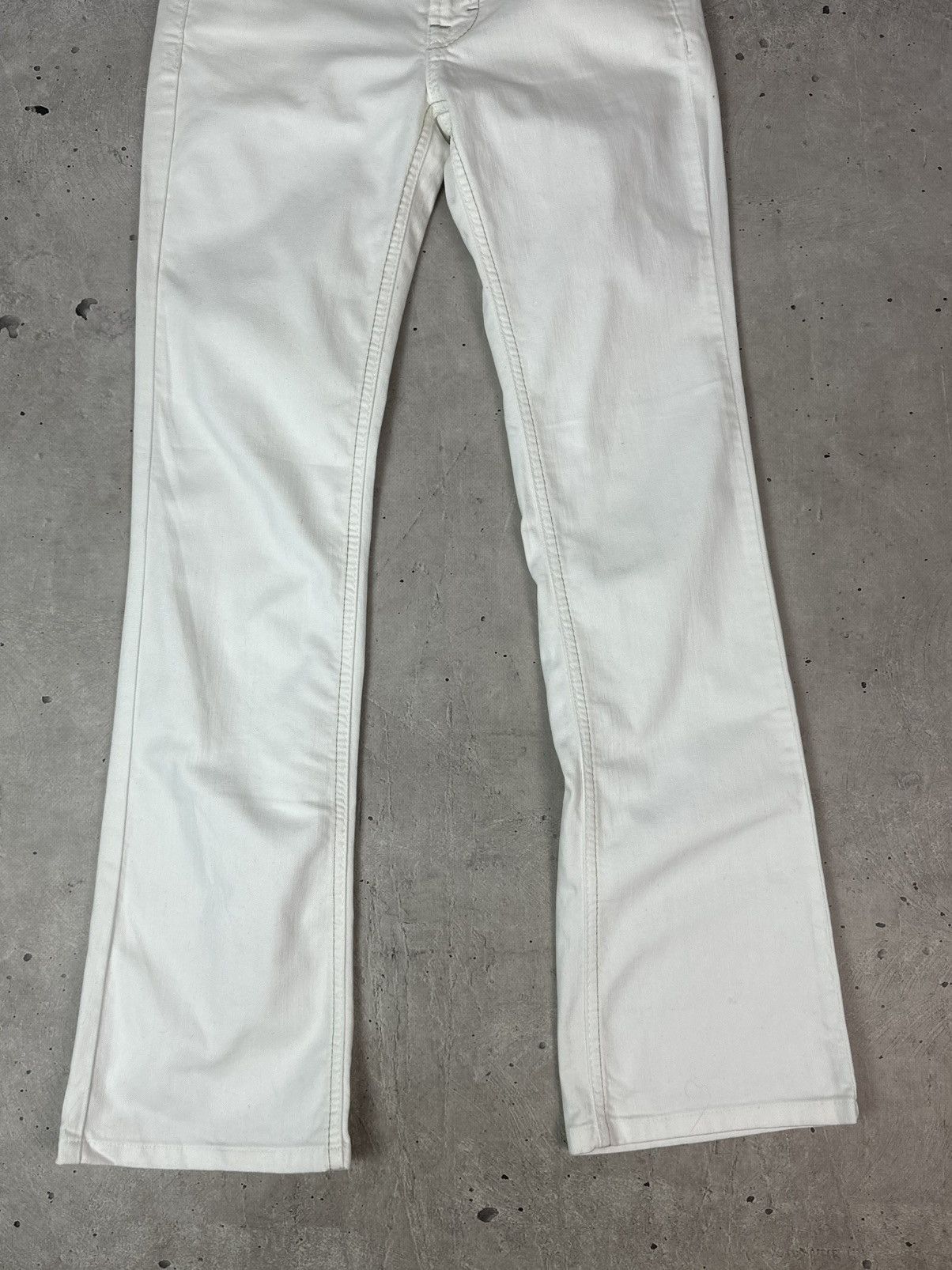 Hugo Boss Vintage Hugo Boss White Cotton Straight Women’s Jeans Size 25" / US 0 / IT 36 - 2 Thumbnail