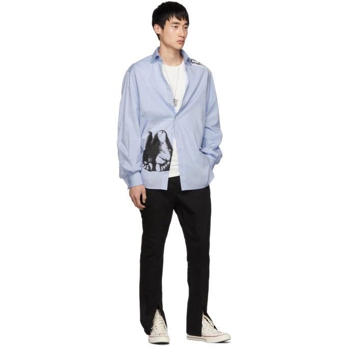 JW Anderson JW ANDERSON Durer Feet Shirt In Blue size 48 Size US M / EU 48-50 / 2 - 10 Thumbnail