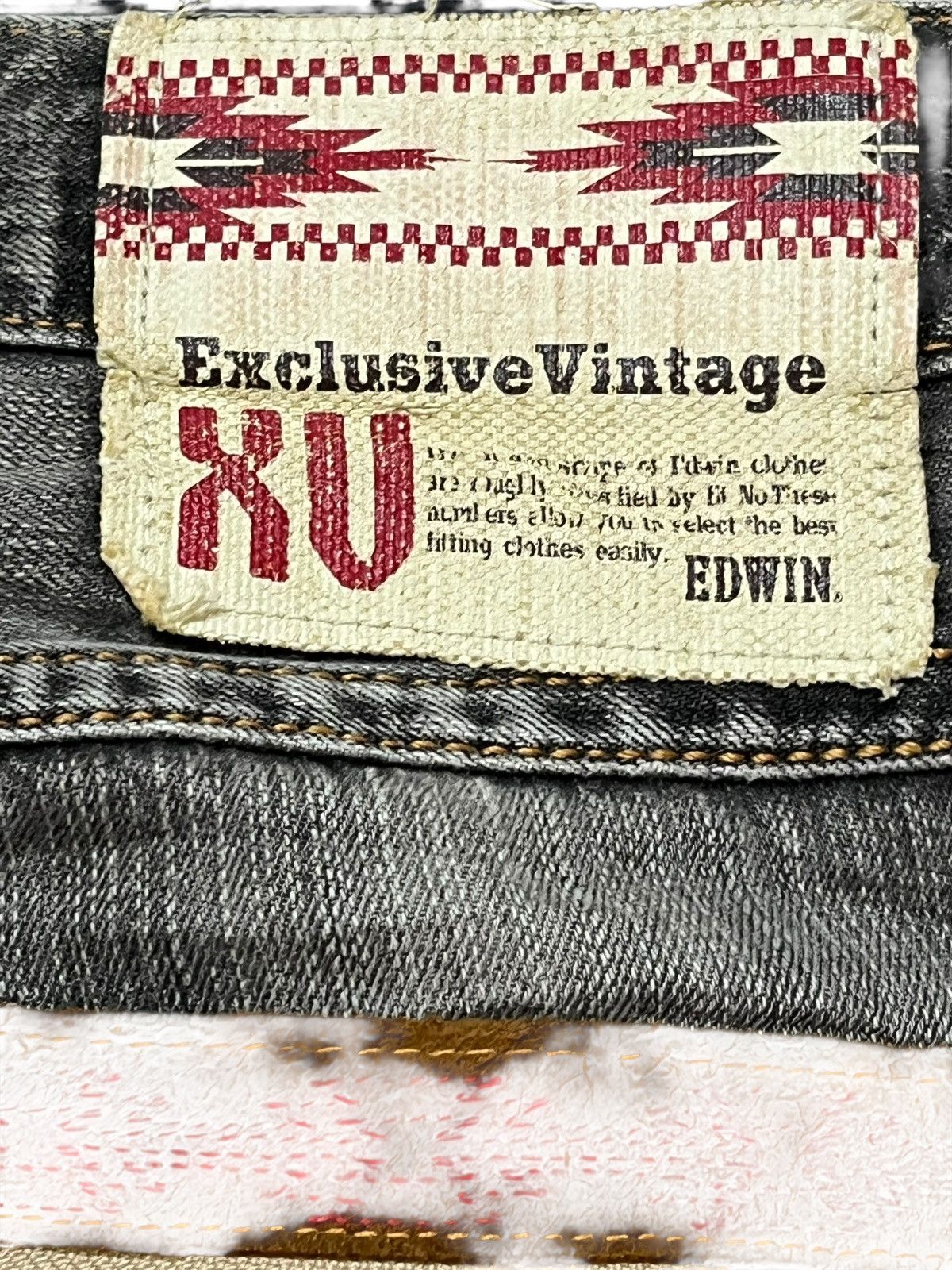 Edwin Vintage Edwin Exclusive Vintage Faded Distressed Denim Size US 30 / EU 46 - 9 Thumbnail