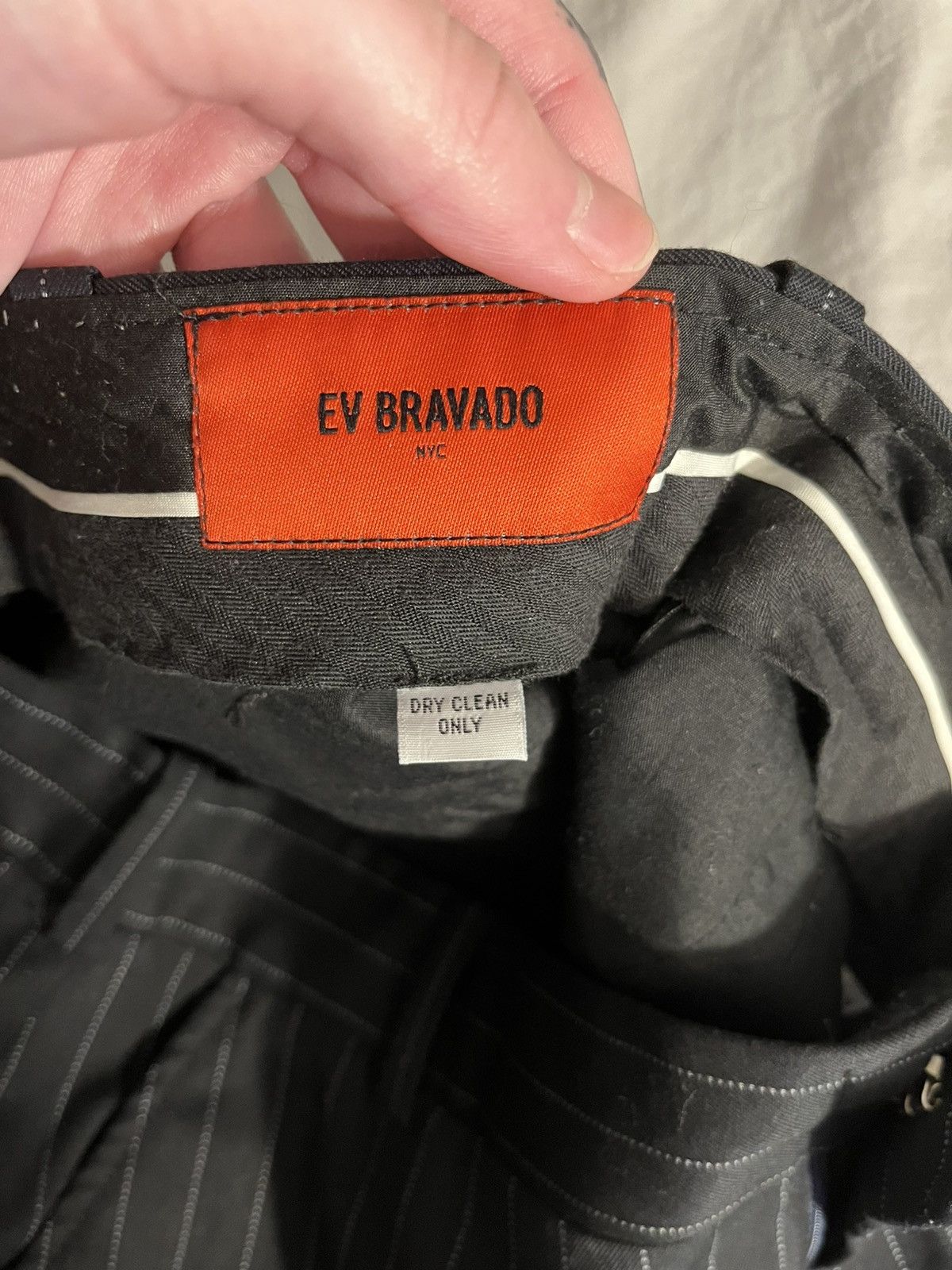 Ev Bravado Ev bravado do you think im crazy pinstripe pants Size US 30 / EU 46 - 4 Thumbnail