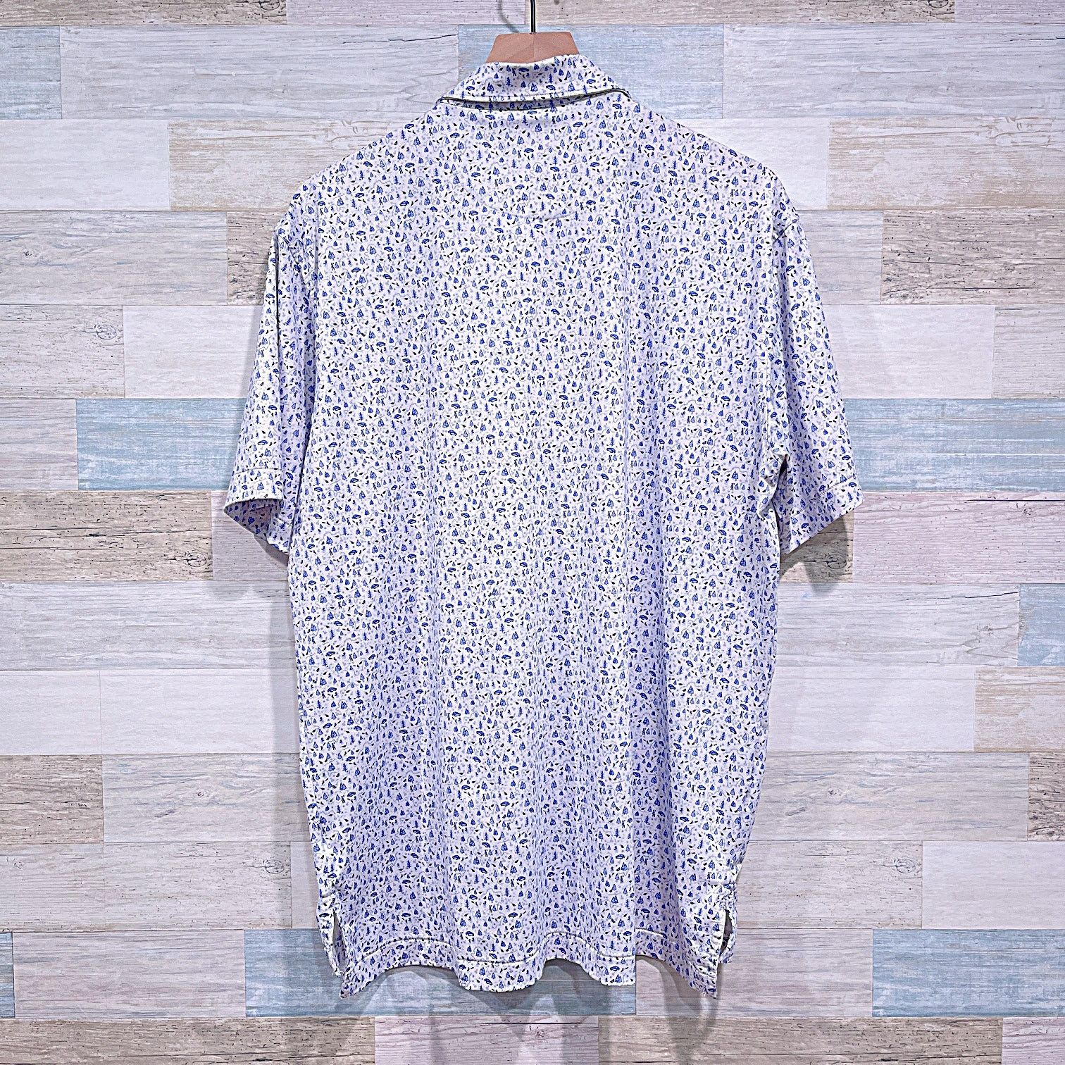 Peter Millar PETER MILLAR Summer Comfort Golf Polo White Blue Large Size US L / EU 52-54 / 3 - 4 Thumbnail