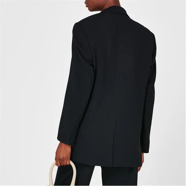 o1g2r1mq1024 Oversized Jacket in Black