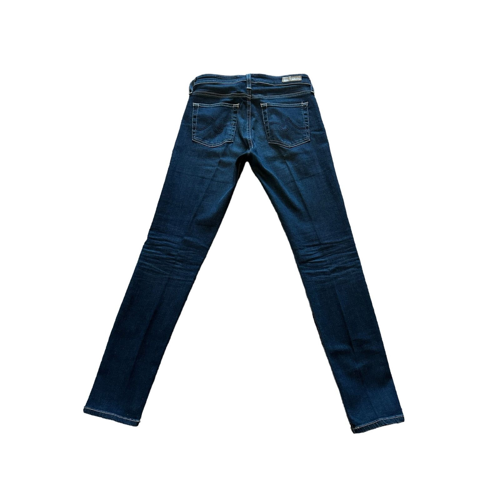 AG Adriano Goldschmied AG 27 The Farrah High Rise Skinny Ankle Dark Wash Blue Jeans Size 27" / US 4 / IT 40 - 9 Thumbnail