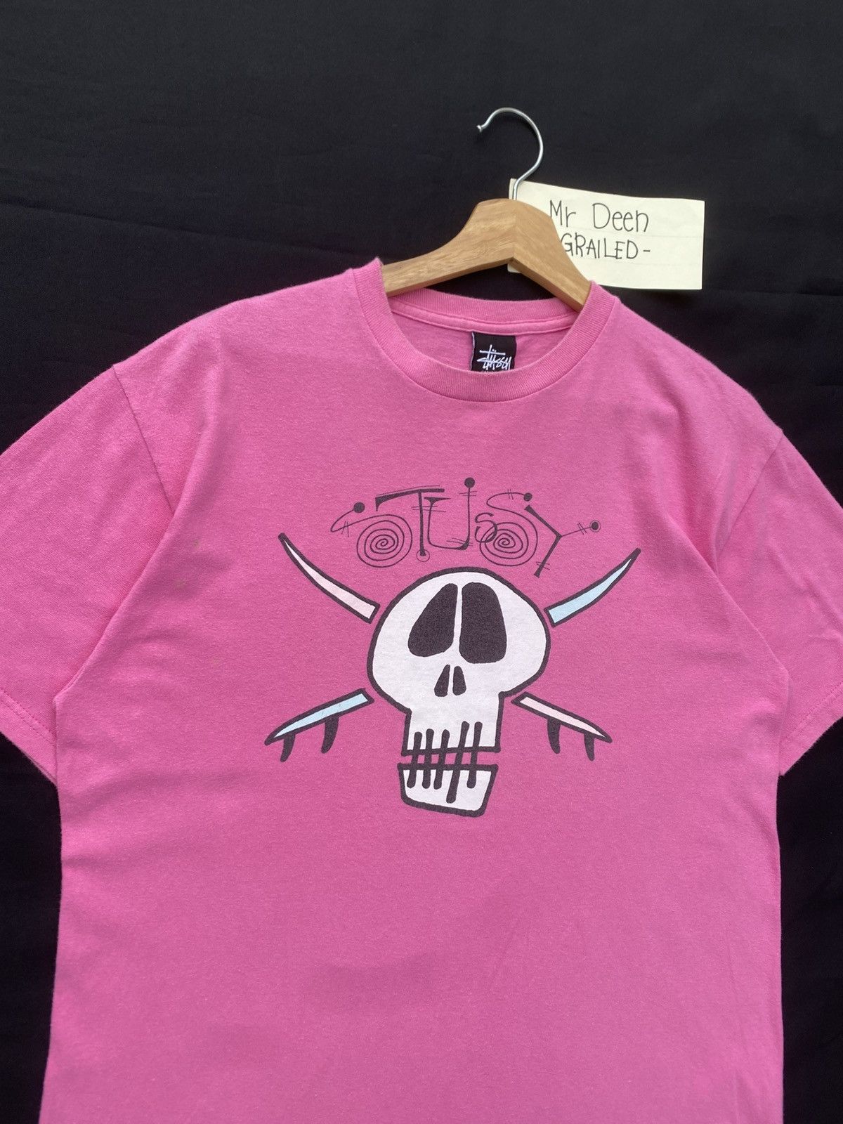 Stussy Rare Vintage 00s Stussy Skull Logo Tshirt Size US M / EU 48-50 / 2 - 6 Thumbnail