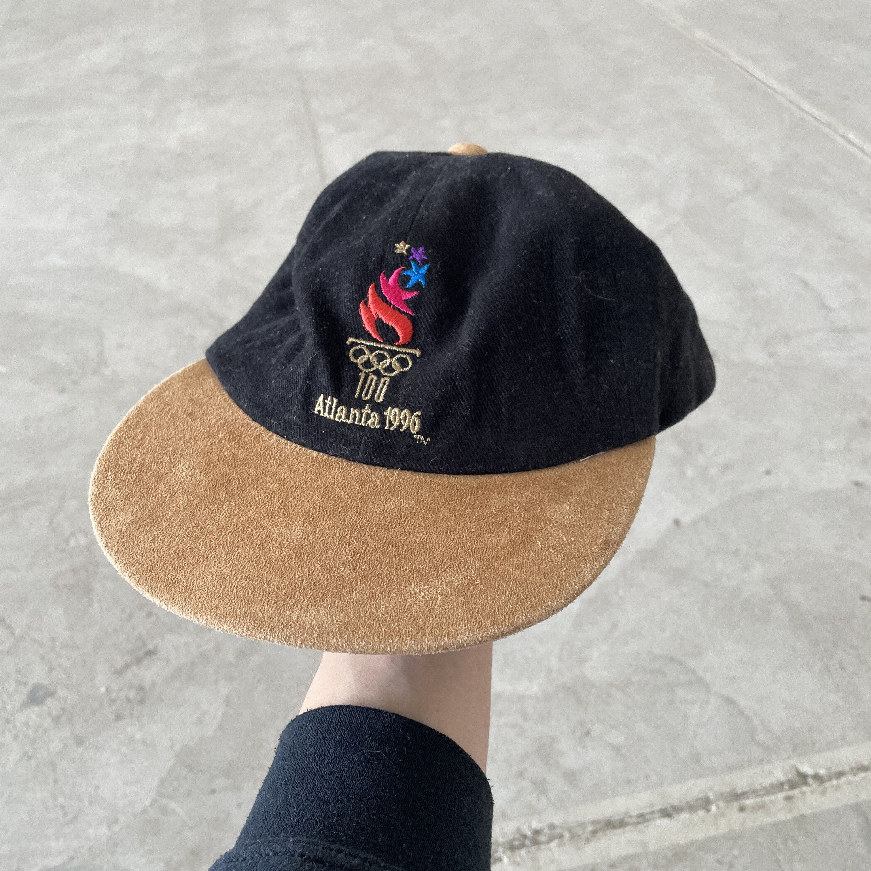 Vintage Vintage 1996 Atlanta Olympics McDonald's Suede Brim Hat Size ONE SIZE - 1 Thumbnail