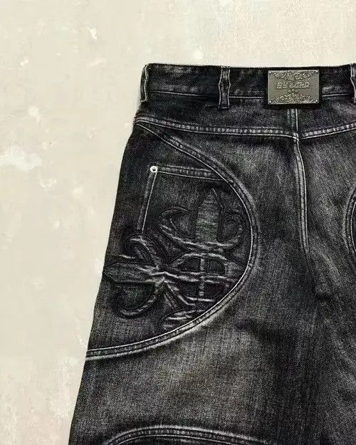 Japanese Brand Kimijima x Nao Washed Wave Denim Baggy Jeans Size US 36 / EU 52 - 5 Thumbnail