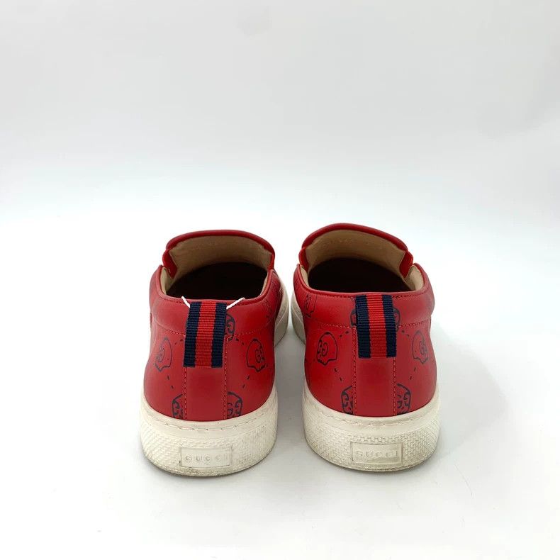 Gucci Gucci Red logo printed one-foot casual board shoes 2502-Nex Size US 8 / EU 41 - 4 Thumbnail