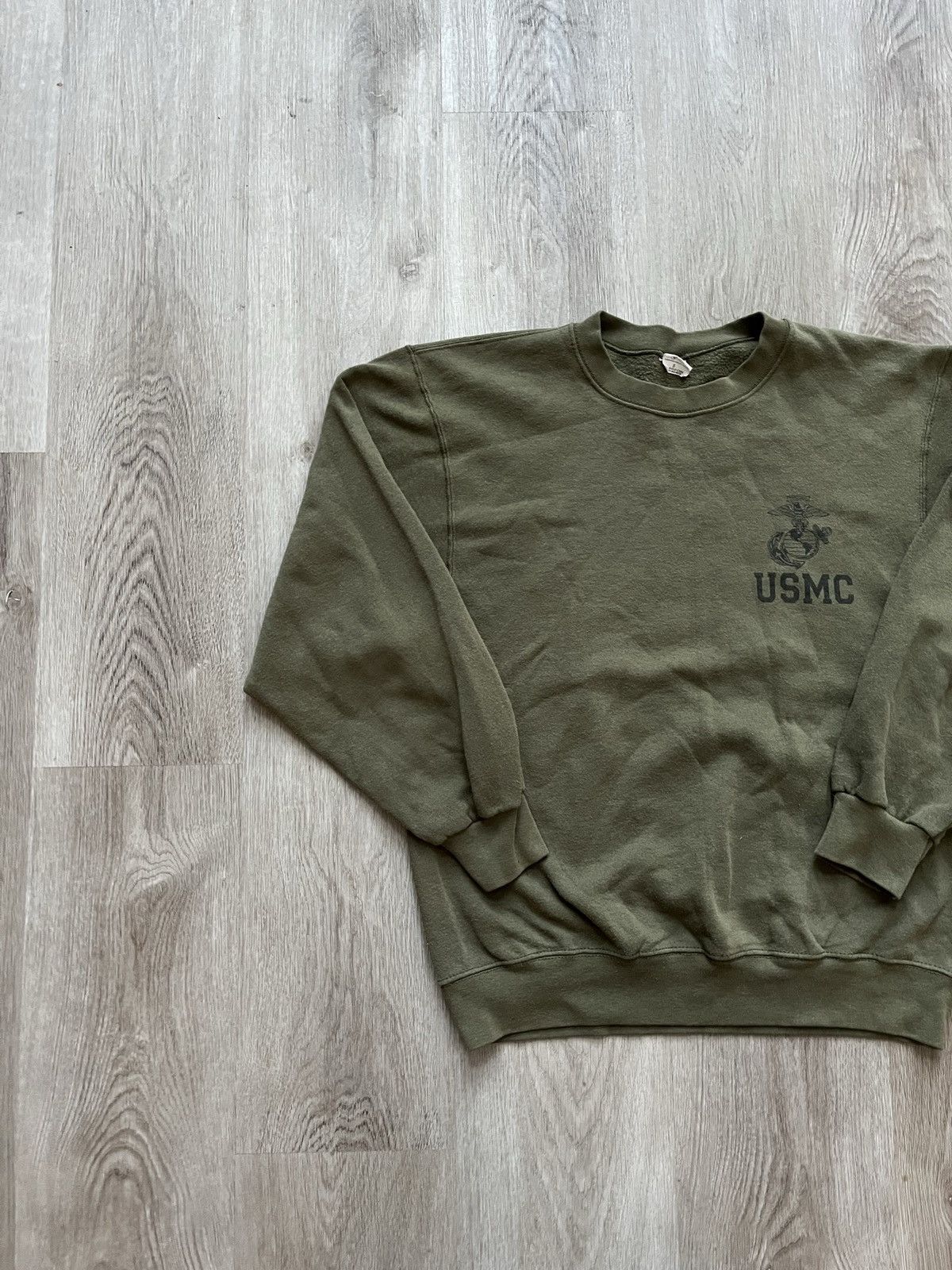 Vintage Vintage 90s USMC US Military Crewneck Sweatshirt Size US S / EU 44-46 / 1 - 6 Thumbnail