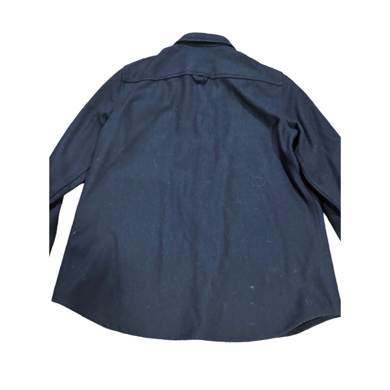 Ralph Lauren VINTAGE Ralph Lauren Polo Jeans Co Shirt XL Blue Wool Blend Overshirt Men’s Button-Up Collared Long Sleeve Pockets USA Size US XL / EU 56 / 4 - 7 Thumbnail