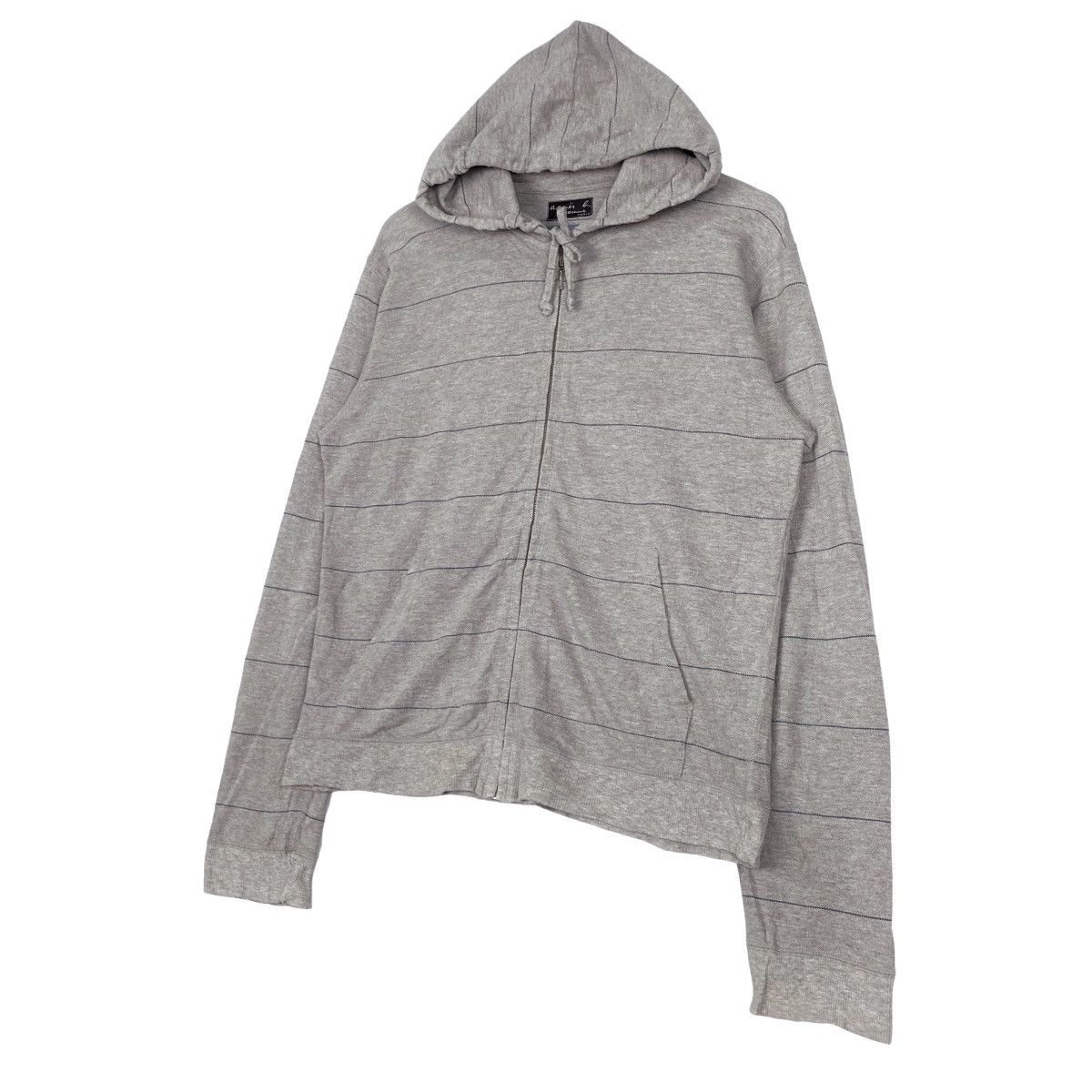 Vintage Vintage Aguis Homme Full Zip Hoodie Gray Size M Size US M / EU 48-50 / 2 - 2 Thumbnail
