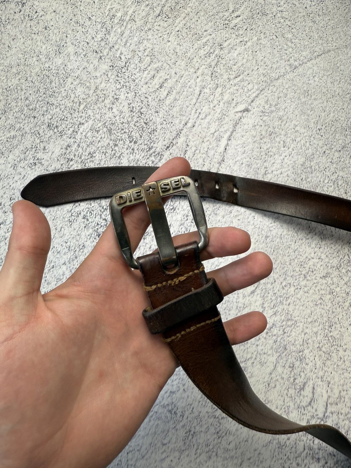 Diesel Vintage Diesel Belts Leather Japanese Brand Y2K streetwear Size ONE SIZE - 3 Thumbnail