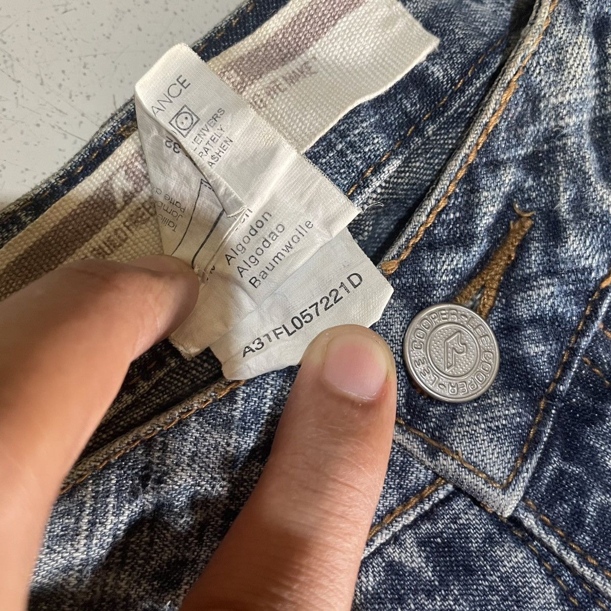 If Six Was Nine Y2K Lee Cooper Bootcut Flare Distressed Mud Washed Jeans Size US 32 / EU 48 - 12 Thumbnail