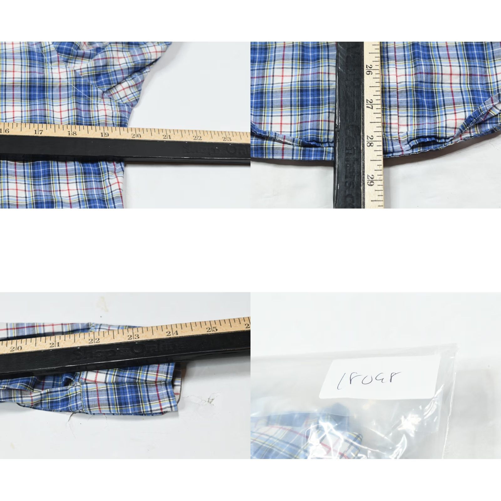 Ralph Lauren Ralph Lauren Shirt Mens XL Blue Red Plaid Long Sleeve Button-Down Slim Fit, Button-Up, Classic Colorful, Casual Business Size US XL / EU 56 / 4 - 8 Thumbnail