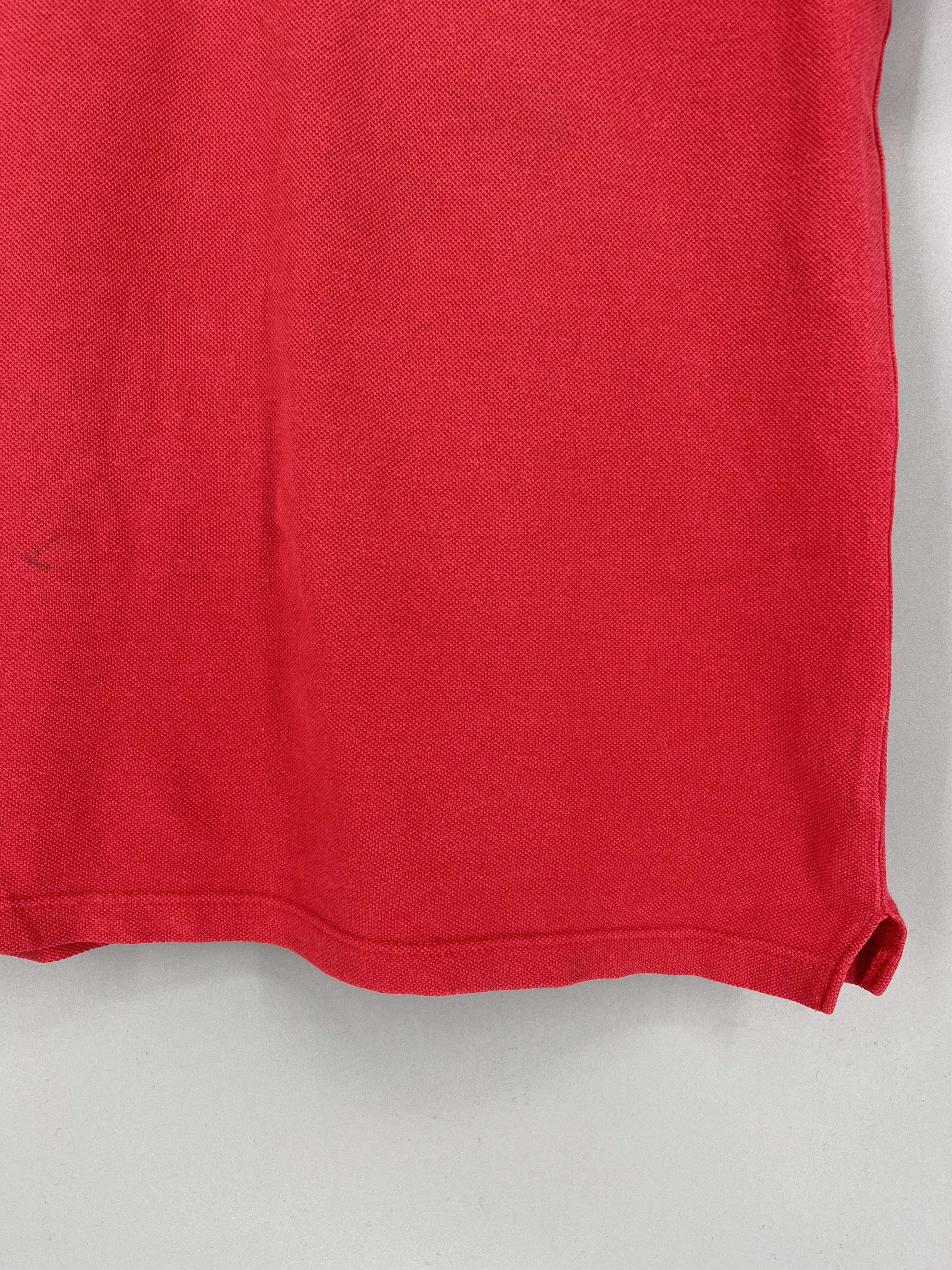 Burberry Vintage Burberry Red Polo T-Shirt Size US M / EU 48-50 / 2 - 7 Thumbnail