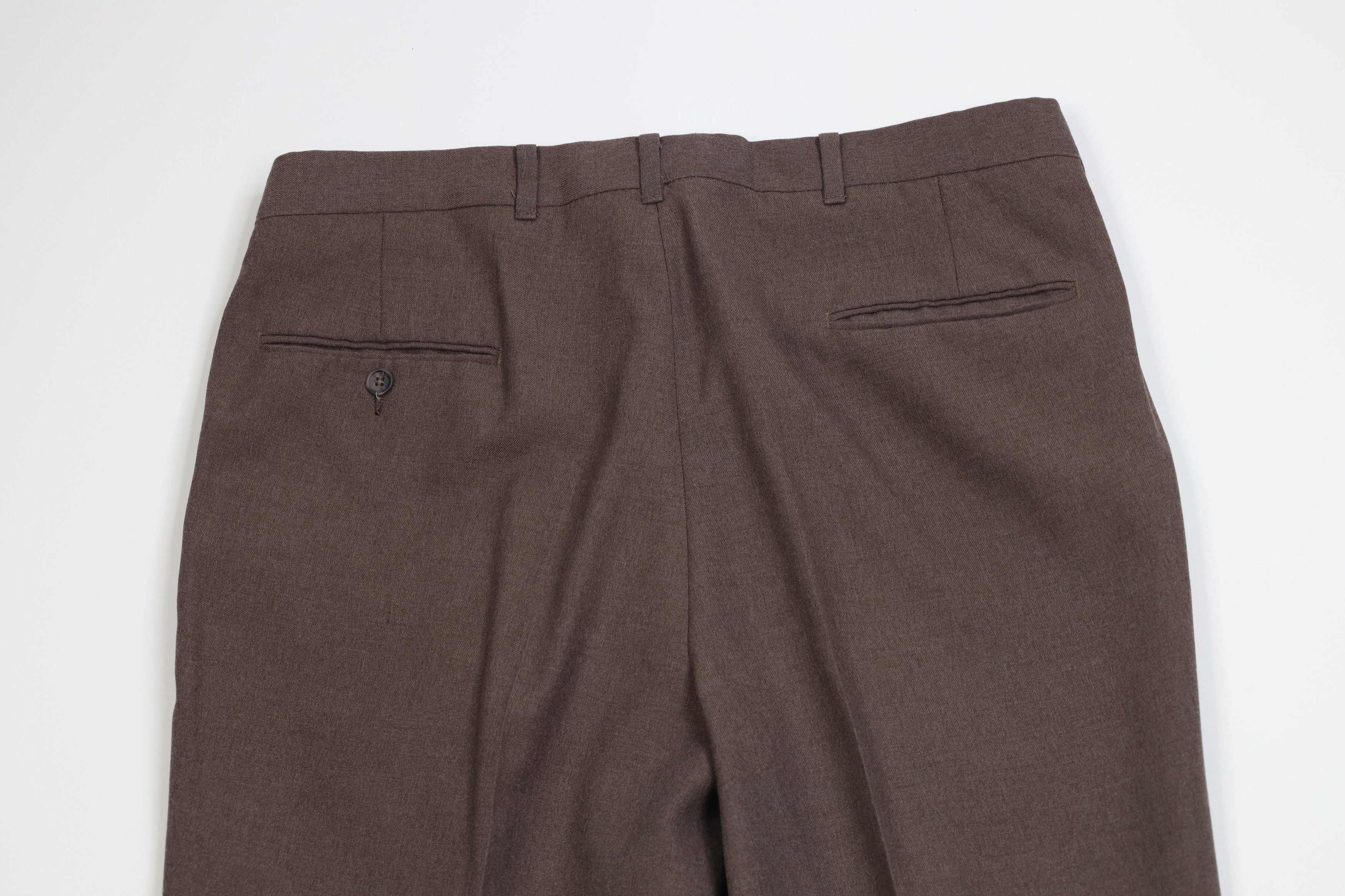 Vintage Vintage 70s Streetwear Wool Blend Wide Leg Chino Pants USA Size US 34 / EU 50 - 11 Thumbnail