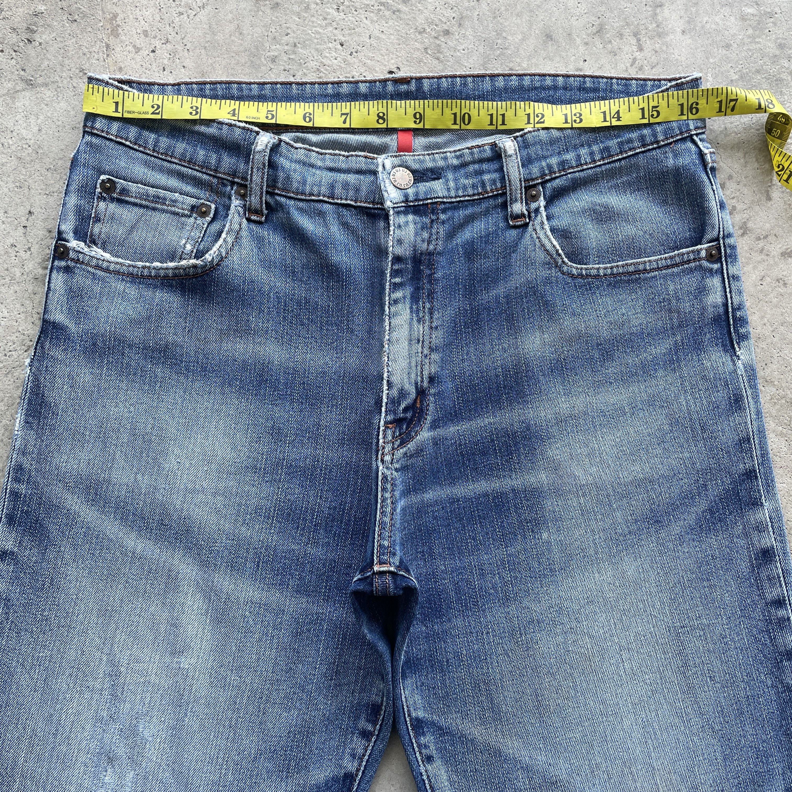 Japanese Brand VINTAGE JAPANESE DISTRESSED JEANS FADED DENIM PANTS W33 Size US 33 - 5 Thumbnail
