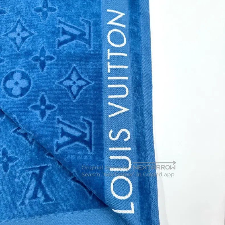 Other Louis Vuitton Blue beach towel Size ONE SIZE - 7 Thumbnail