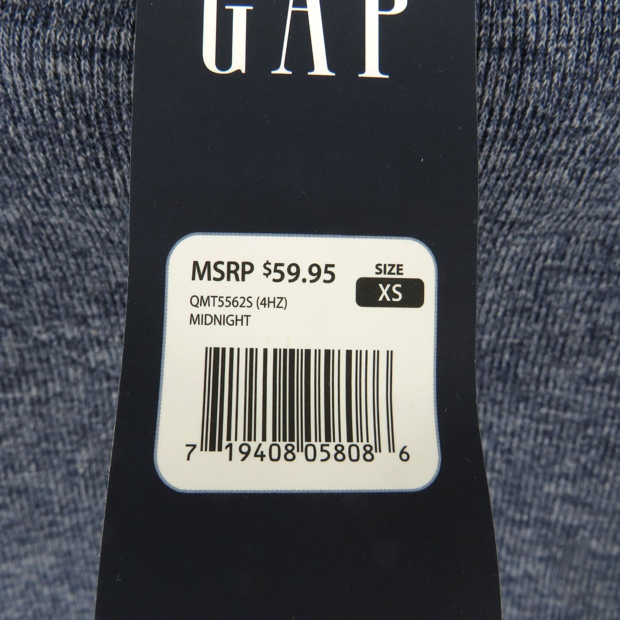 Gap Gap Men's Midnight Blue Half-Zip Pullover Sweater XS Soft & Size US XS / EU 42 / 0 - 6 Thumbnail