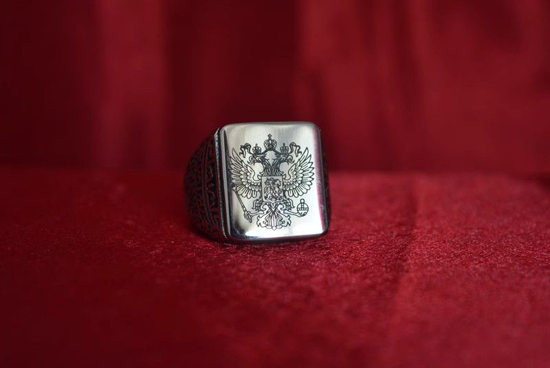 Jewelry Eagle Vintage Jewelry Rings Chrome Ring (Size 7-13) Size ONE SIZE - 3 Thumbnail
