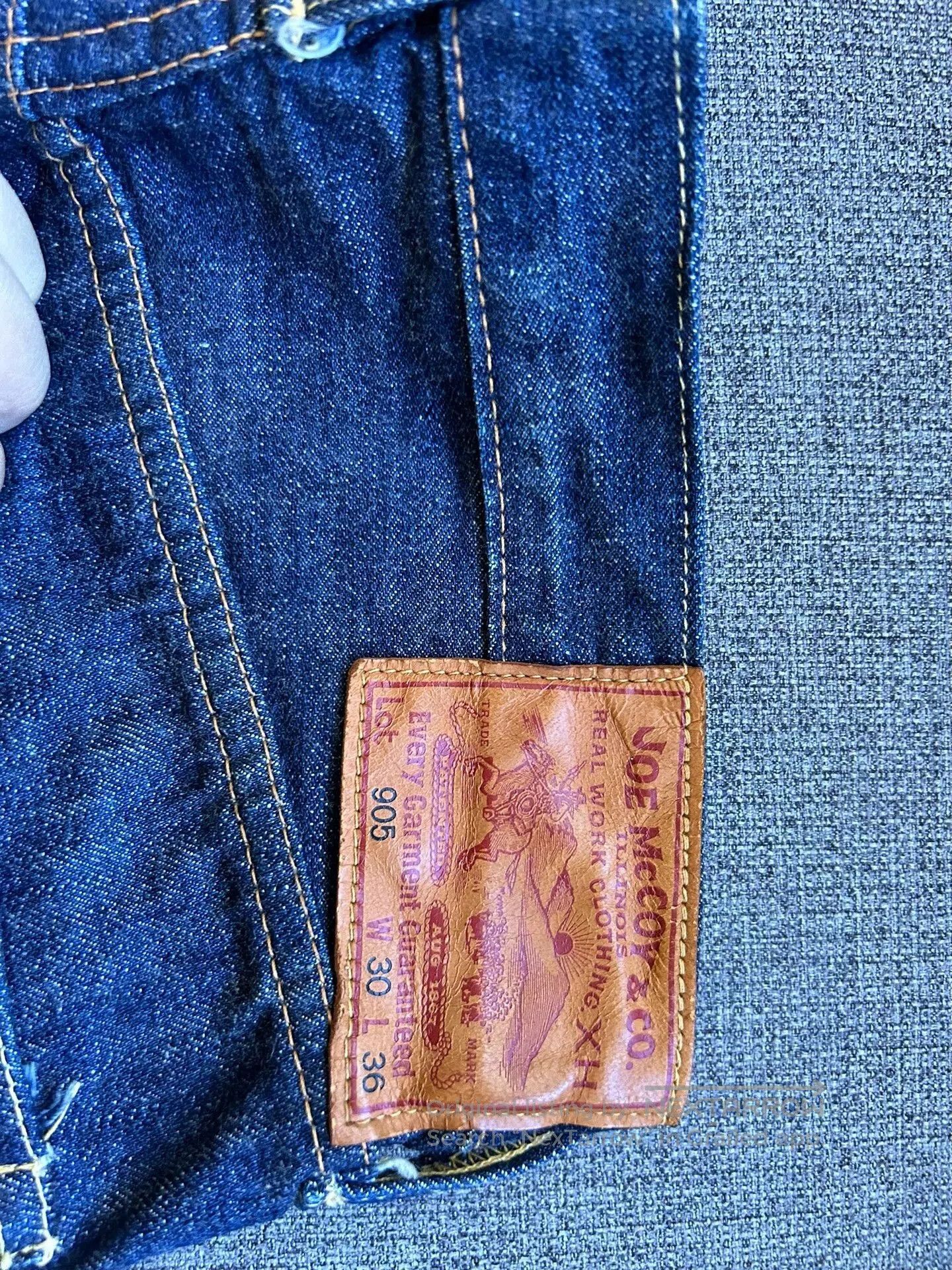 The Real McCoy's real McCoy Joe McCoy 905 Vintage Jeans. Size US 30 / EU 46 - 6 Thumbnail