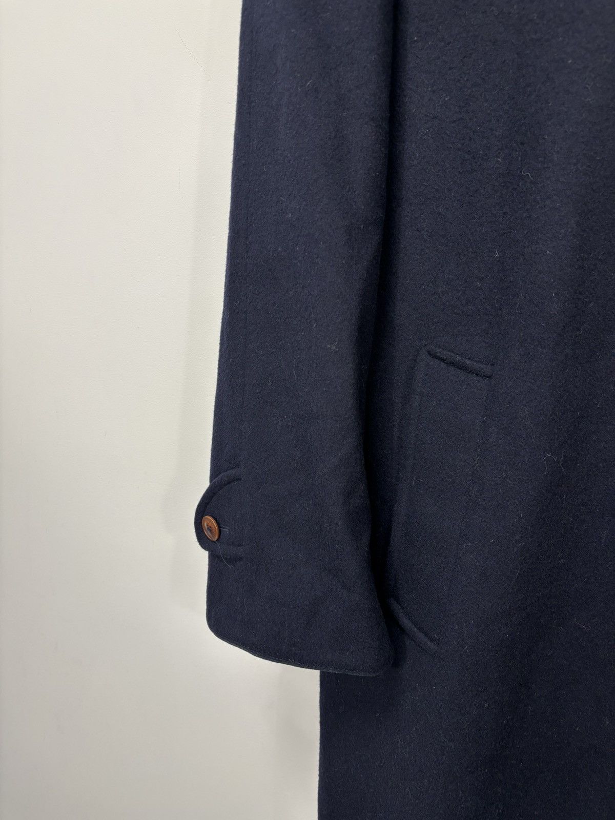 Other Lodenfrey Men’s Tyrol Loden Navy Blue Wool Long Overcoat Size US XL / EU 56 / 4 - 7 Thumbnail