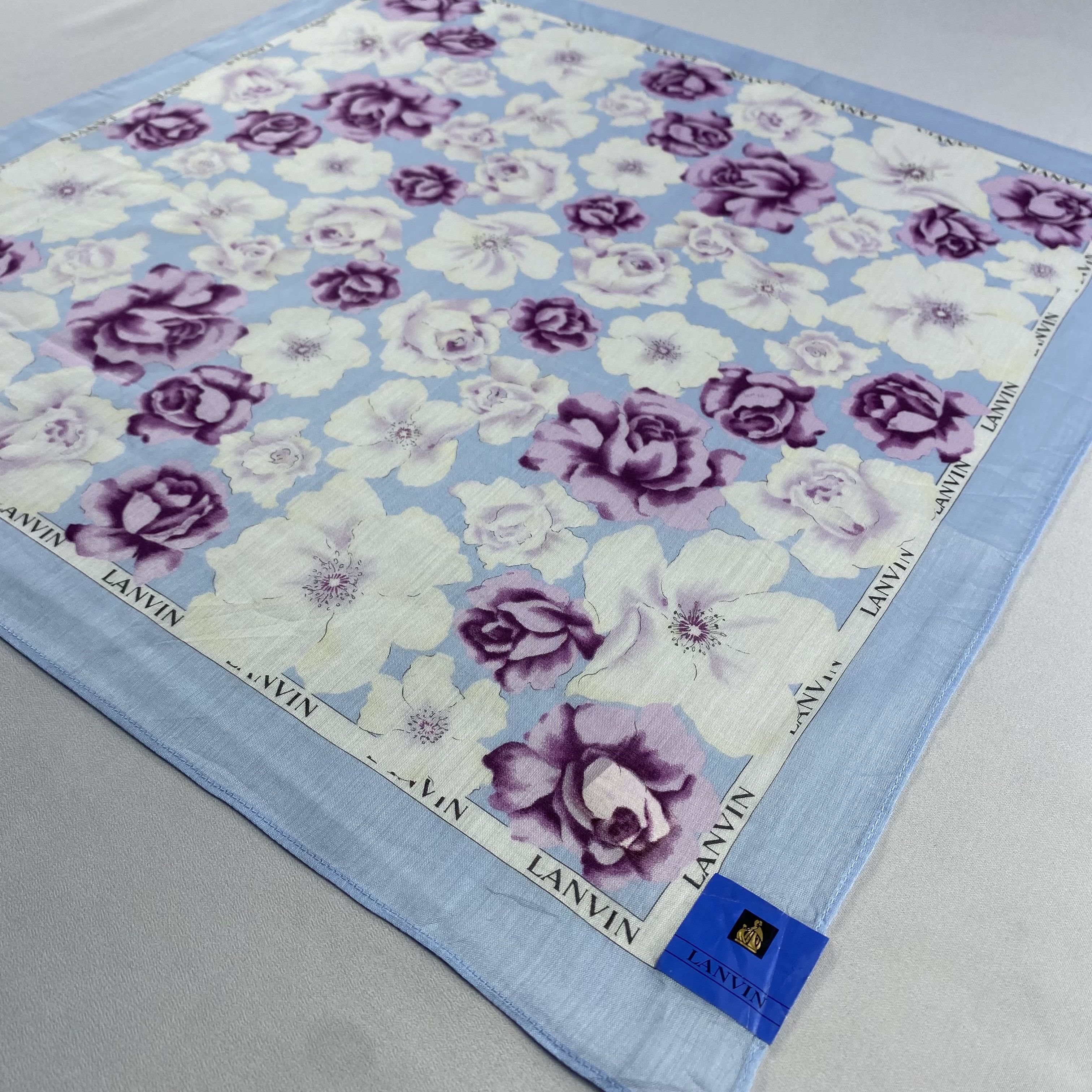 Lanvin × Vintage Lanvin Handkerchief / Neckerchief / Bandana-P1449 Size ONE SIZE - 2 Thumbnail
