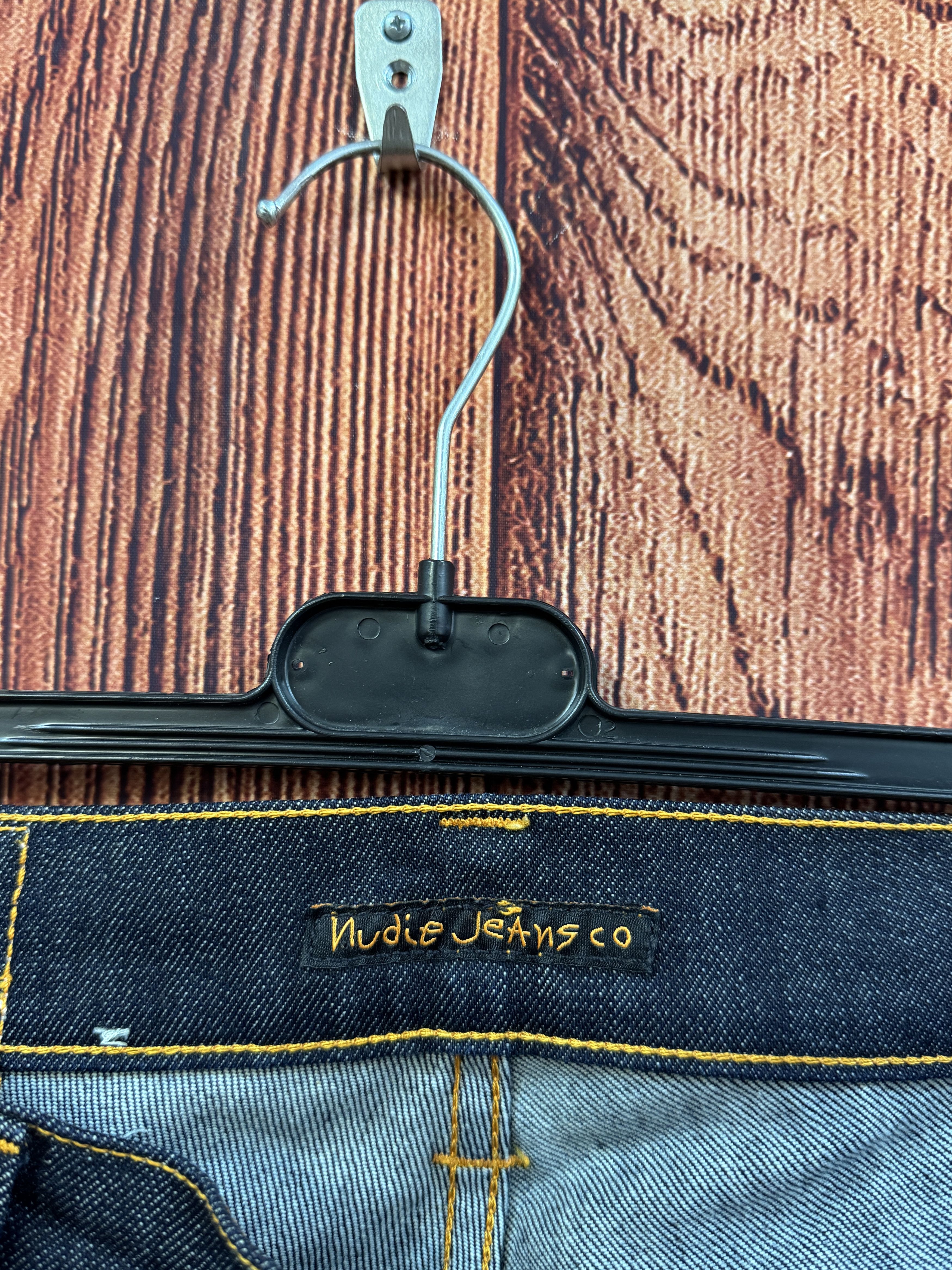 Nudie Jeans Nudie Jeans Grim Tim Indigo Dry Navy Made in Italy W32 L36 Size US 32 / EU 48 - 8 Thumbnail