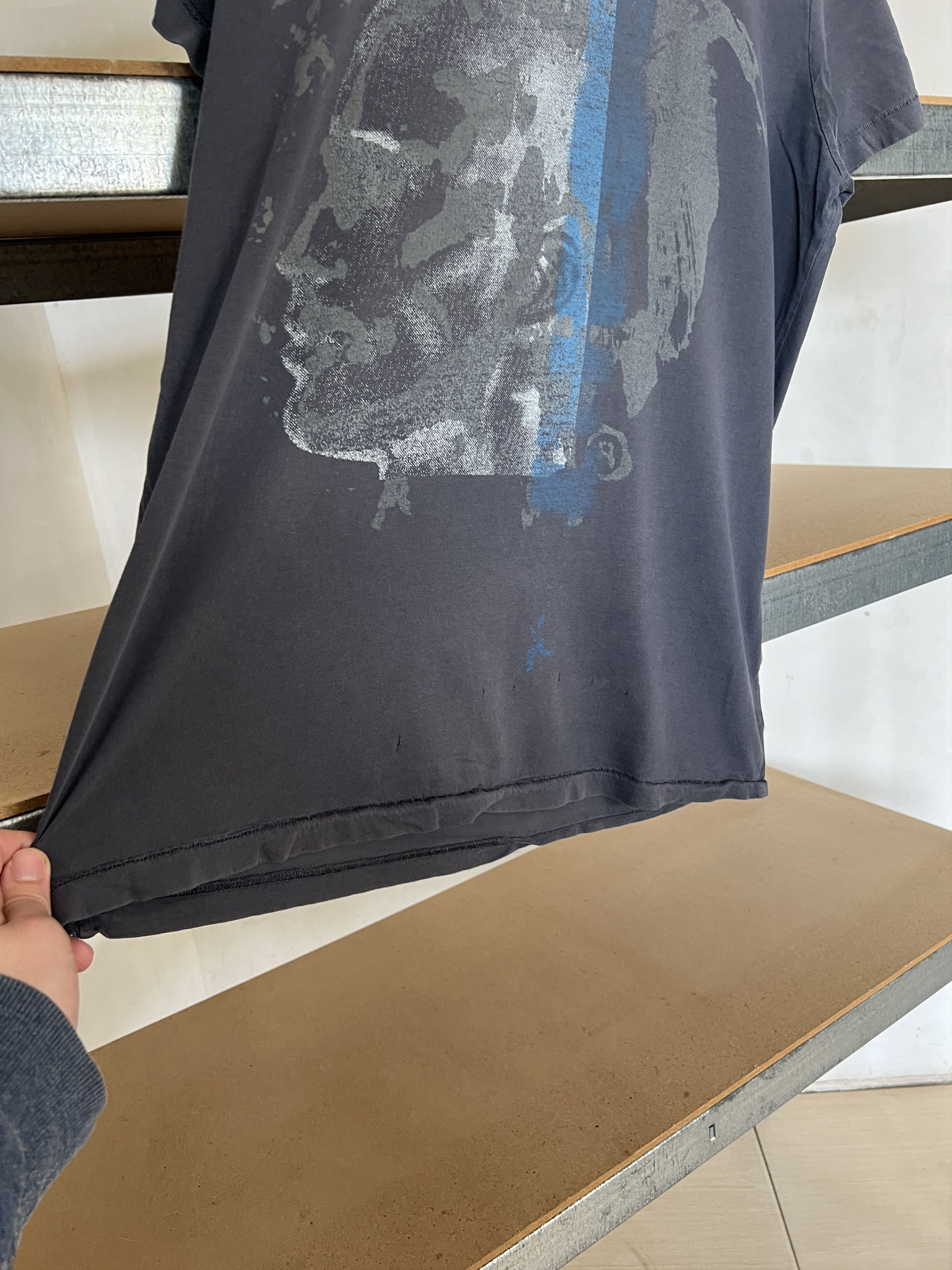 Diesel × Vintage Vintage Y2K Diesel Big Logo Streetwear T-shirt Size US XL / EU 56 / 4 - 11 Thumbnail