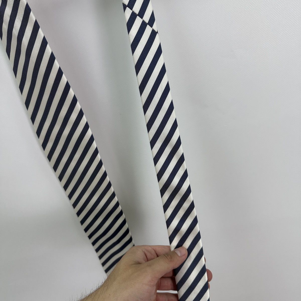 Pal Zileri Vintage 90s Pal Zileri Striped Silk tie Made in Italy luxury Size ONE SIZE - 6 Thumbnail