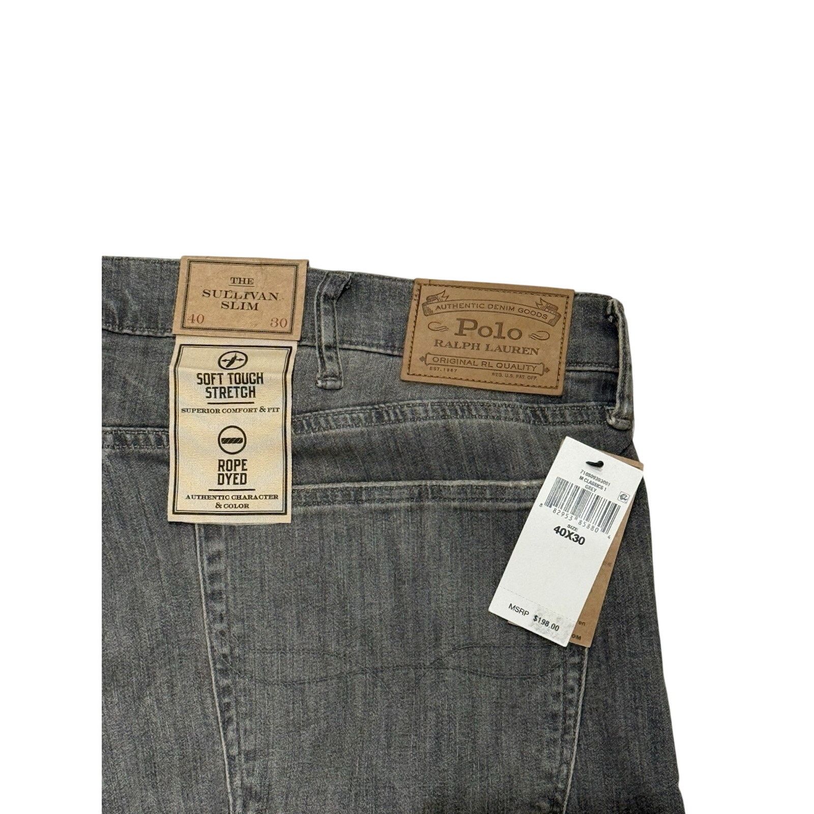 Polo Ralph Lauren Polo Ralph Lauren Sullivan Slim Rope Dyed Distressed Denim Size US 40 / EU 56 - 4 Thumbnail