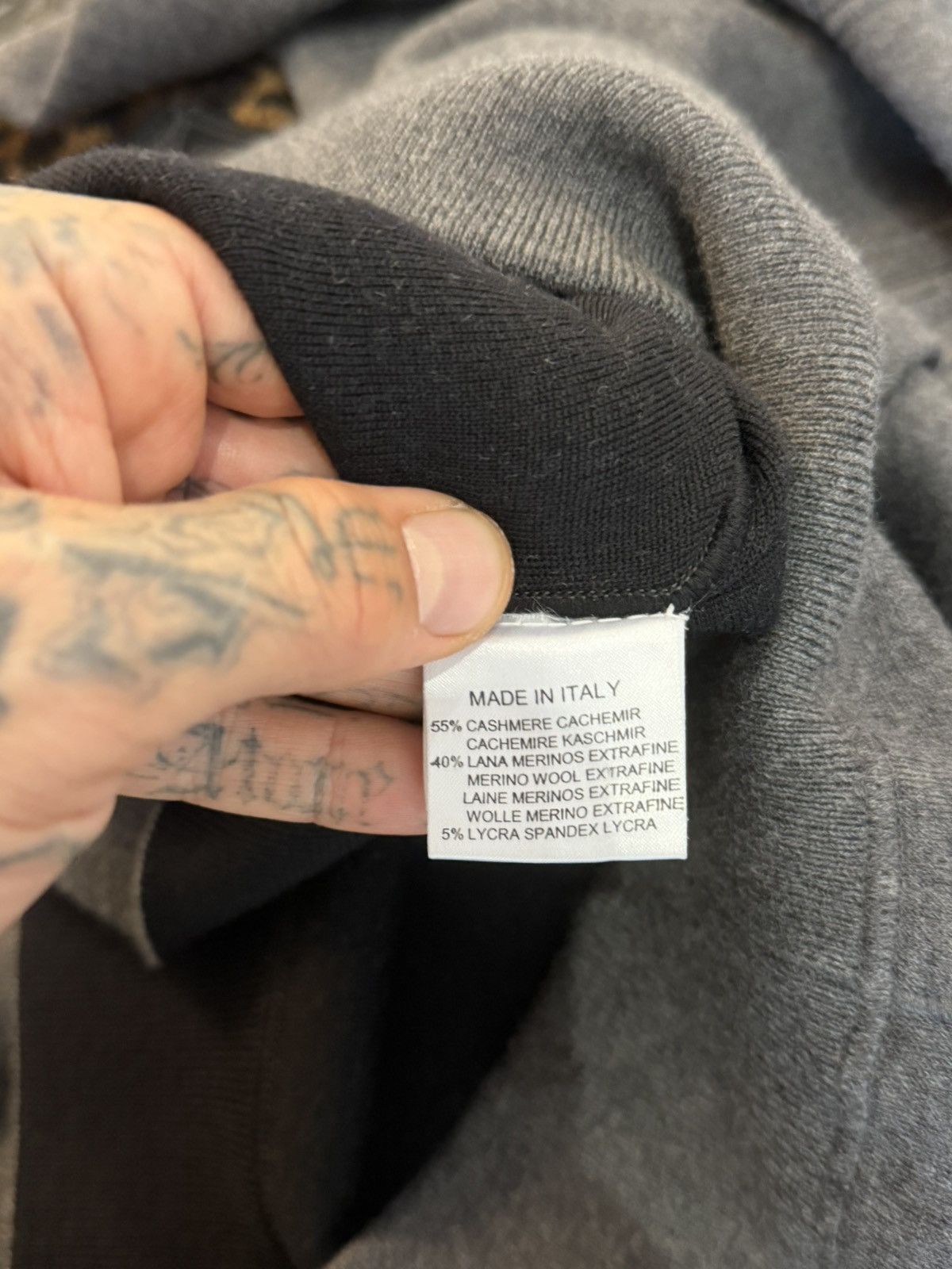 Chrome Hearts 1 of 1 HERMES x CHROME HEARTS CASHMERE JACKET HOODIE Size US XXL / EU 58 / 5 - 2 Thumbnail