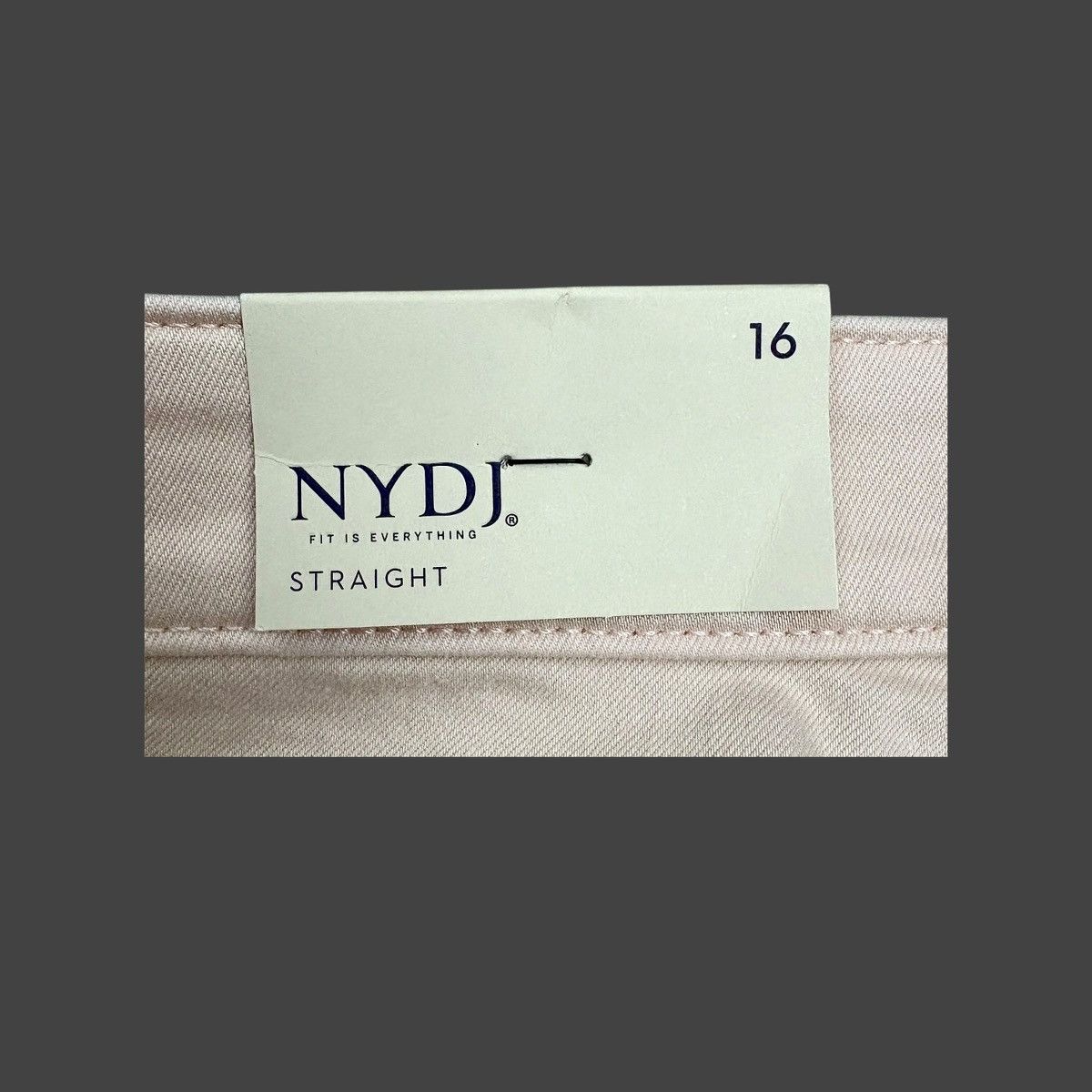 NYDJ NYDJ Marilyn Women’s Peach Straight Crop Denim Jeans Sz 16 Size 36" / US 14 / IT 50 - 14 Thumbnail