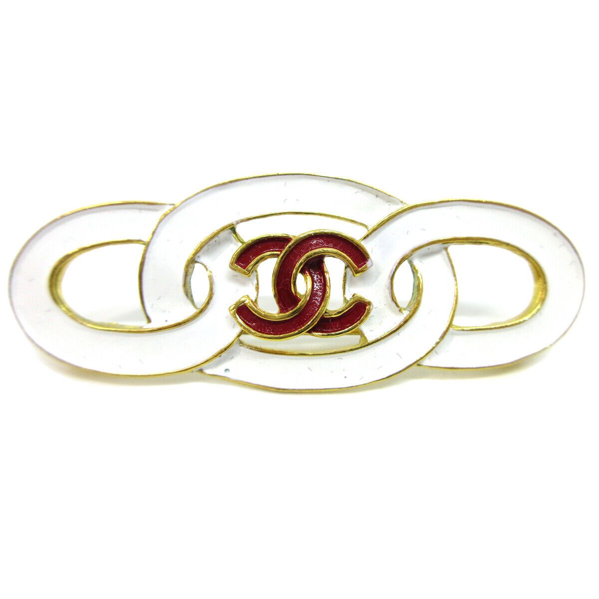 Chanel CHANEL CC Logos Brooch Pin Corsage Gold-Tone Size ONE SIZE - 5 Thumbnail