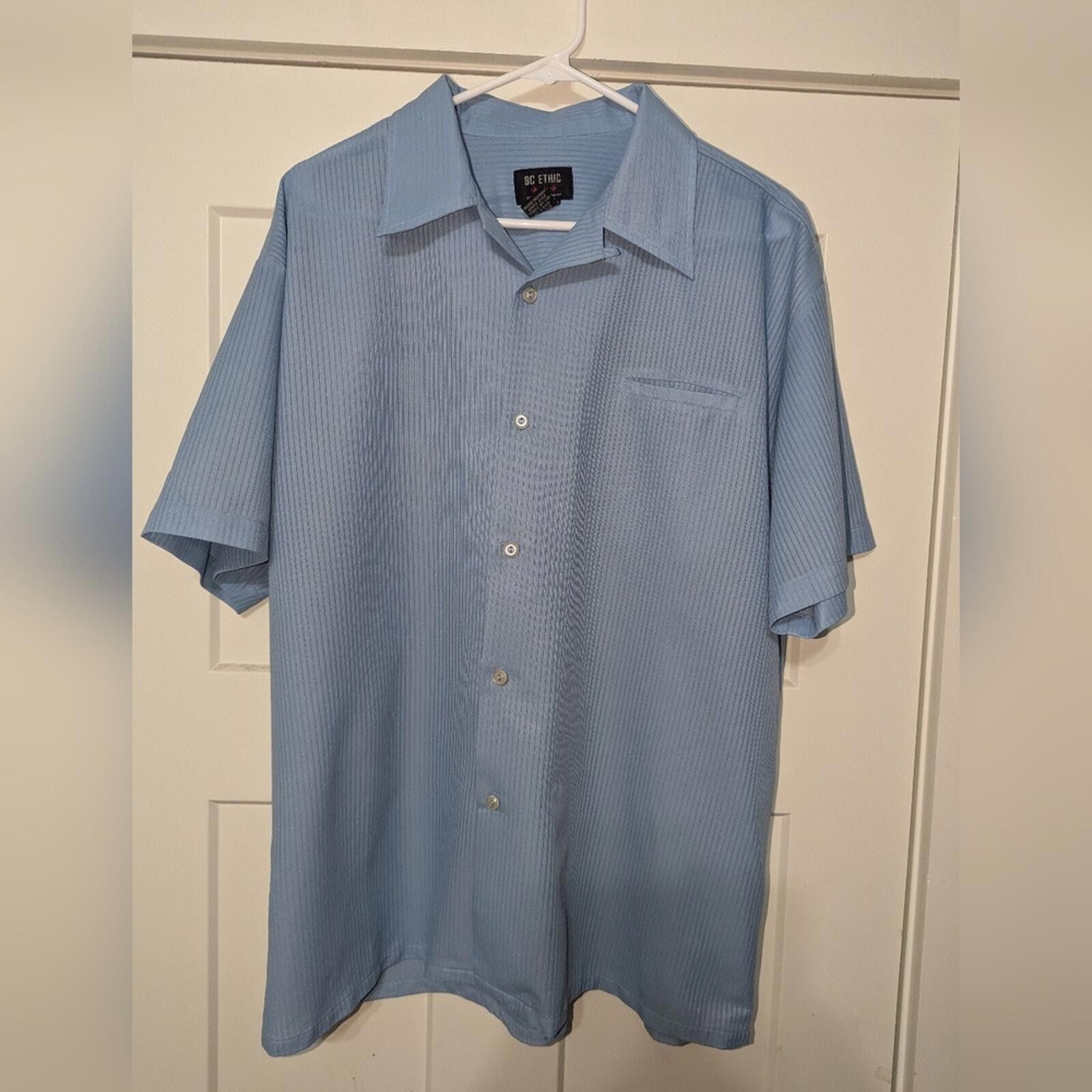 Bc Ethic Vintage BC Ethic Shirt Men XL Blue Bowling Lounge Retro Size US XL / EU 56 / 4 - 1 Thumbnail