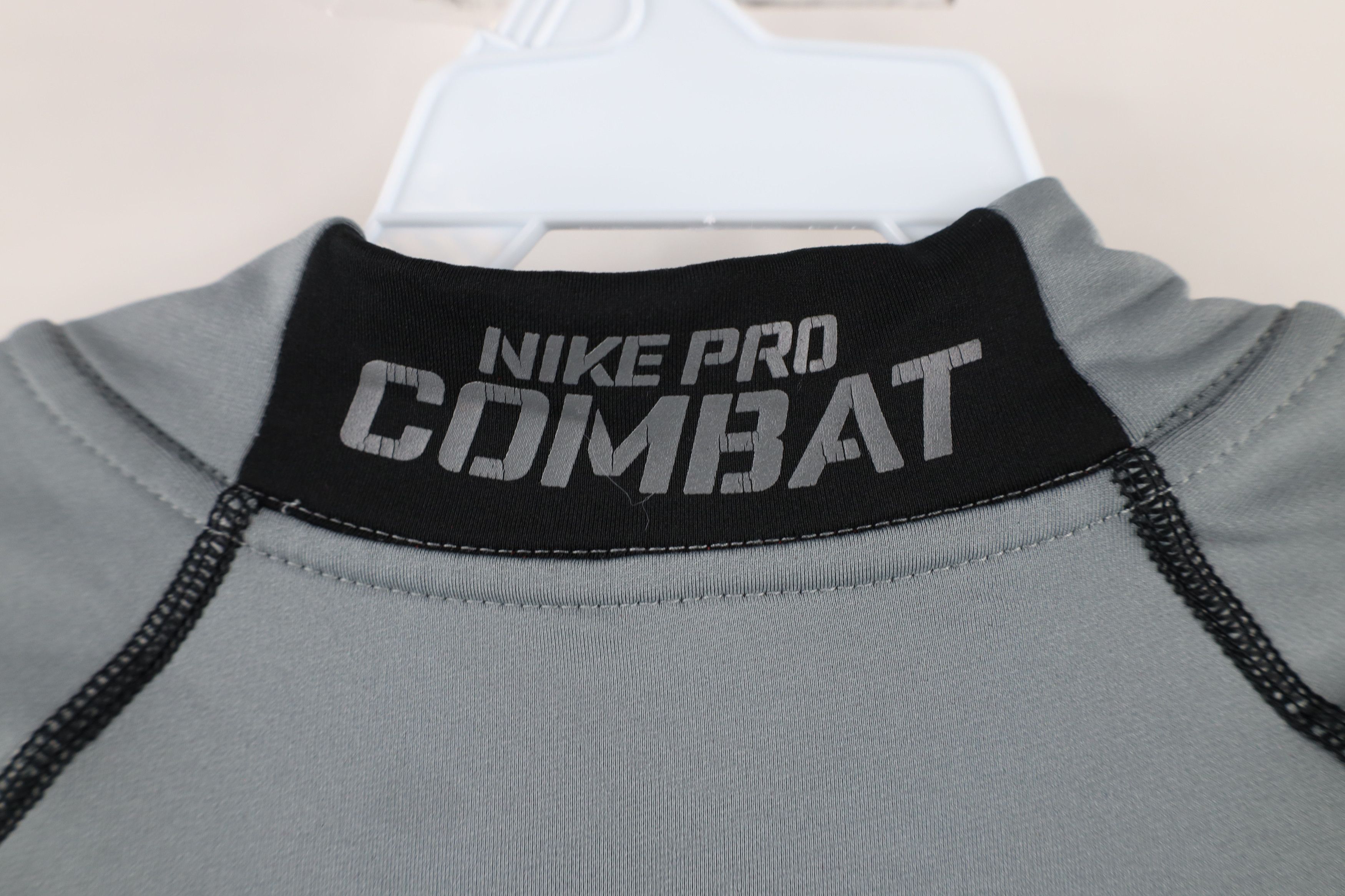 Nike × Vintage Nike Pro Combat Hyperwarm Half Zip Fleece Lined Pullover Top Size US M / EU 48-50 / 2 - 10 Thumbnail