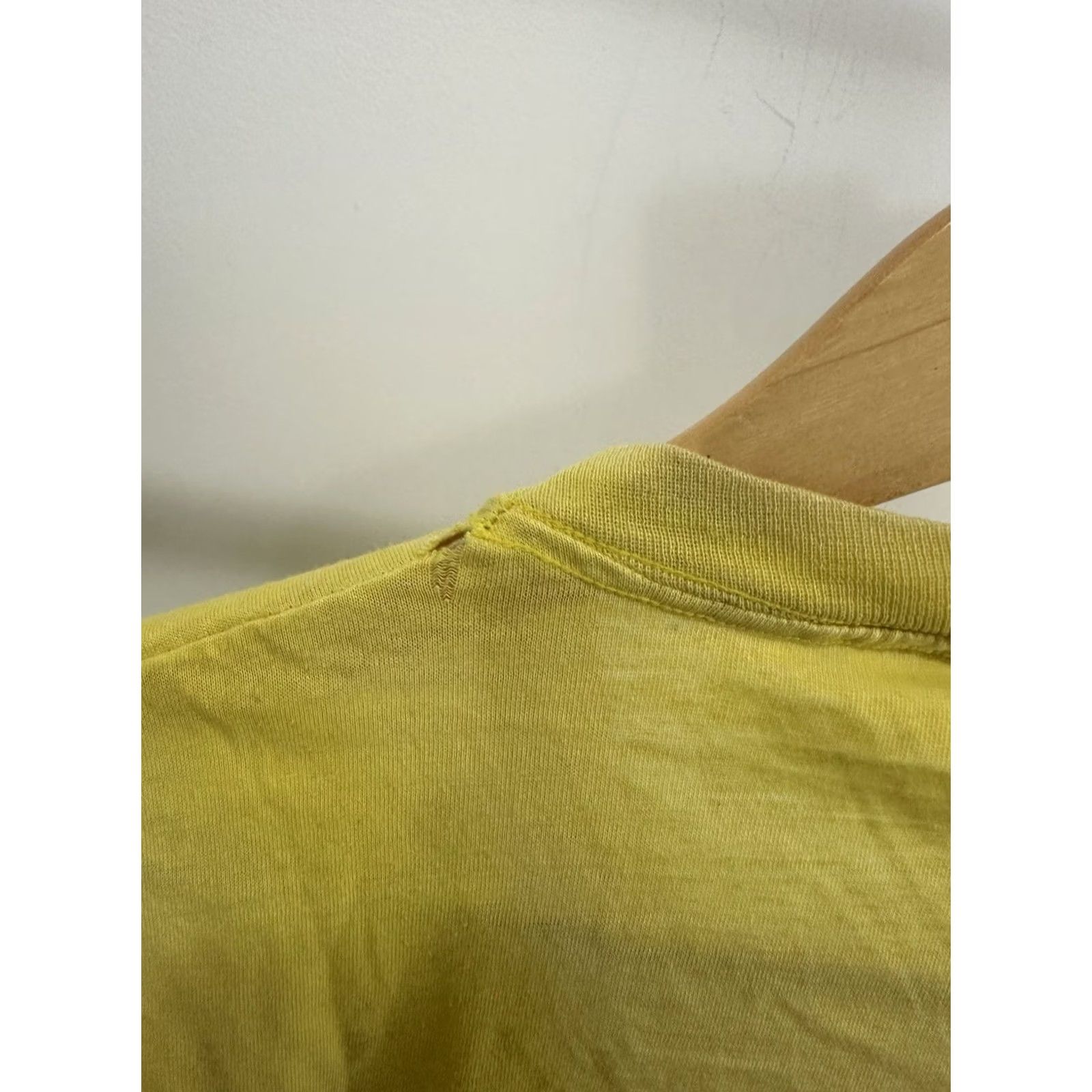 DANCER VTG 70s I Got Bellied Belly Laffs Dance Thin Yellow T-Shirt Size M Men Short Sleeve Regular Adult Medium Yellow Dance 70s Mens Size US M / EU 48-50 / 2 - 7 Thumbnail