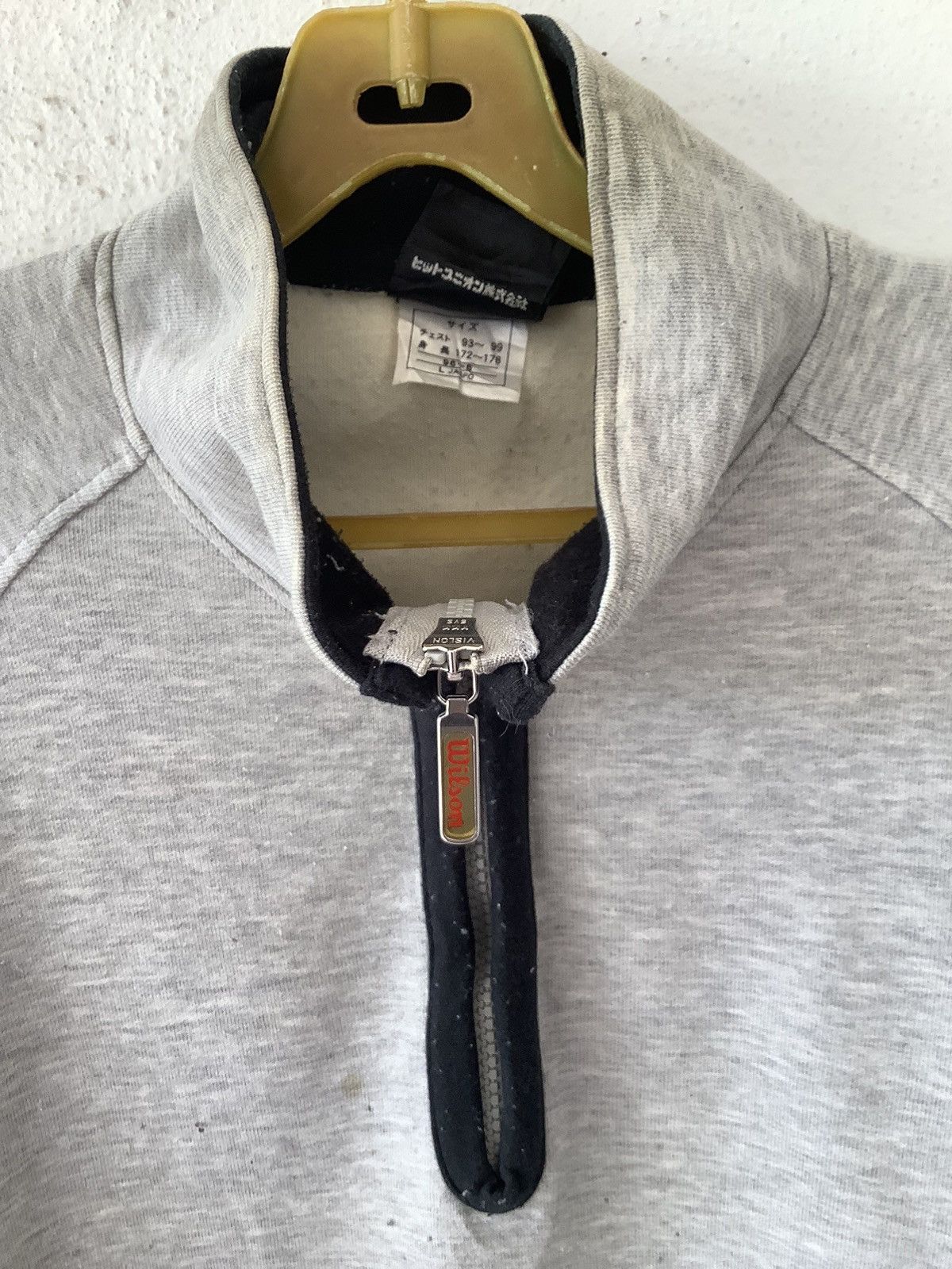 Vintage × Wilson Wilson Pro Staff Half Zip Size US L / EU 52-54 / 3 - 4 Thumbnail