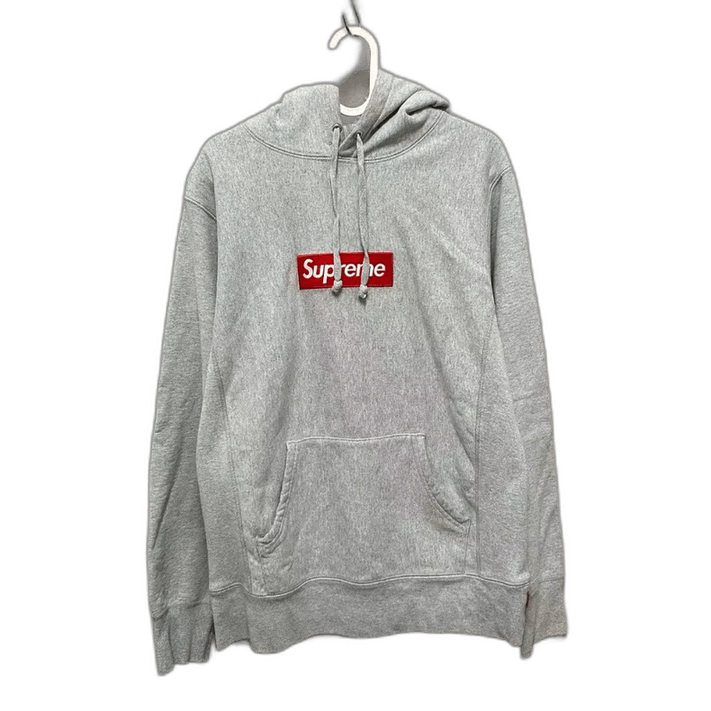 Bape Supreme Classic Box Logo Hoodie in Gray Size US M / EU 48-50 / 2 - 1 Thumbnail
