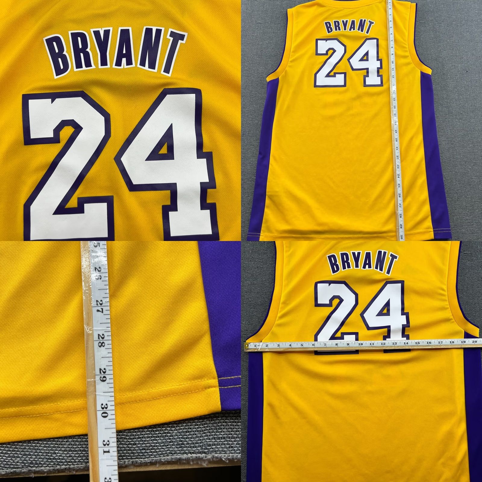 Adidas adidas LA Lakers Kobe Bryant 2012 Basketball Jersey Tank Mens Medium Yellow Sleeveless Shirt Size US M / EU 48-50 / 2 - 9 Thumbnail