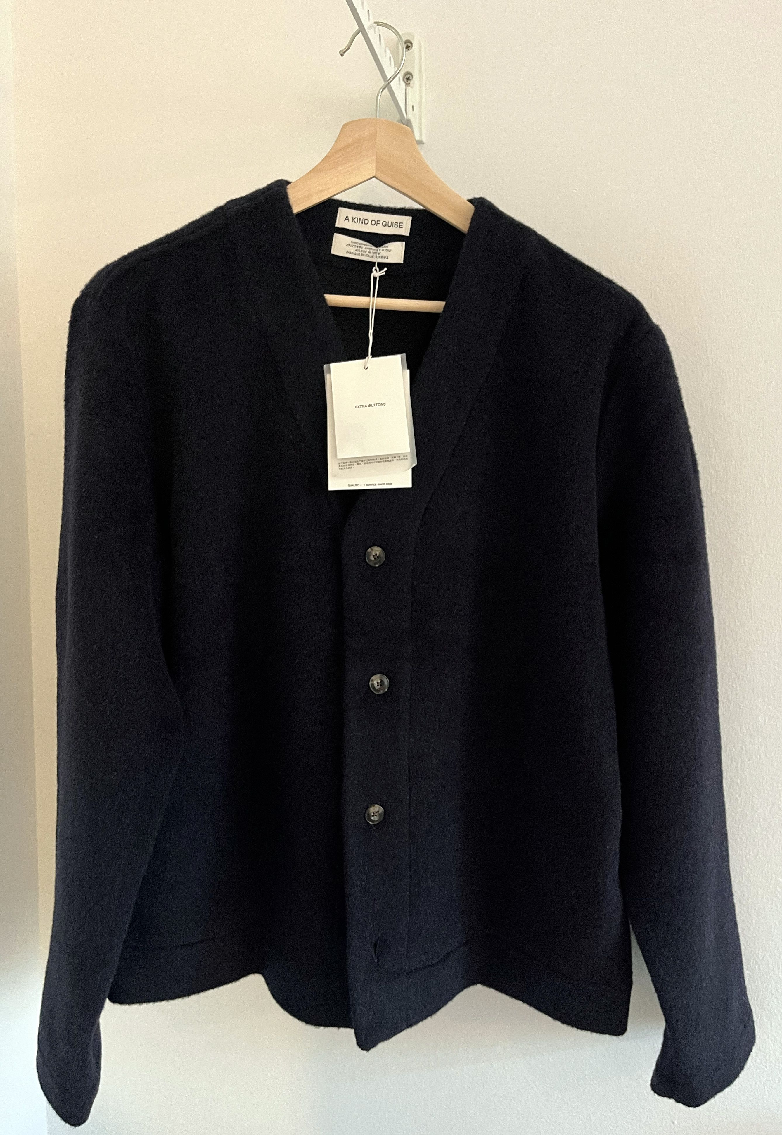 A Kind Of Guise A Kind of Guise, Kura Cardigan, Cloudy Navy, XL Size US XL / EU 56 / 4 - 3 Thumbnail