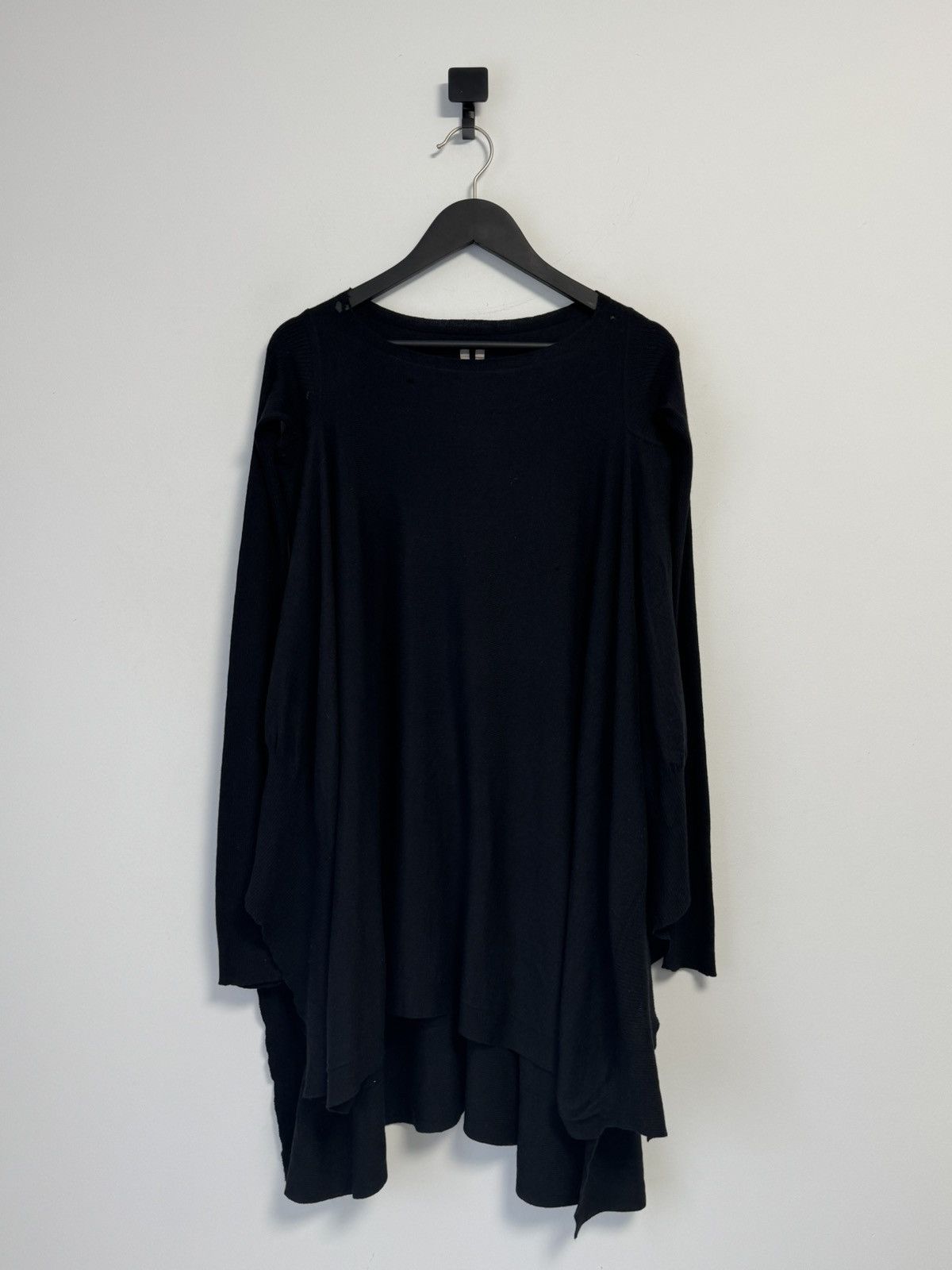 Rick Owens Rick Owens Poncho Black Avant Garde Style Minimalist Rare Size ONE SIZE - 1 Thumbnail