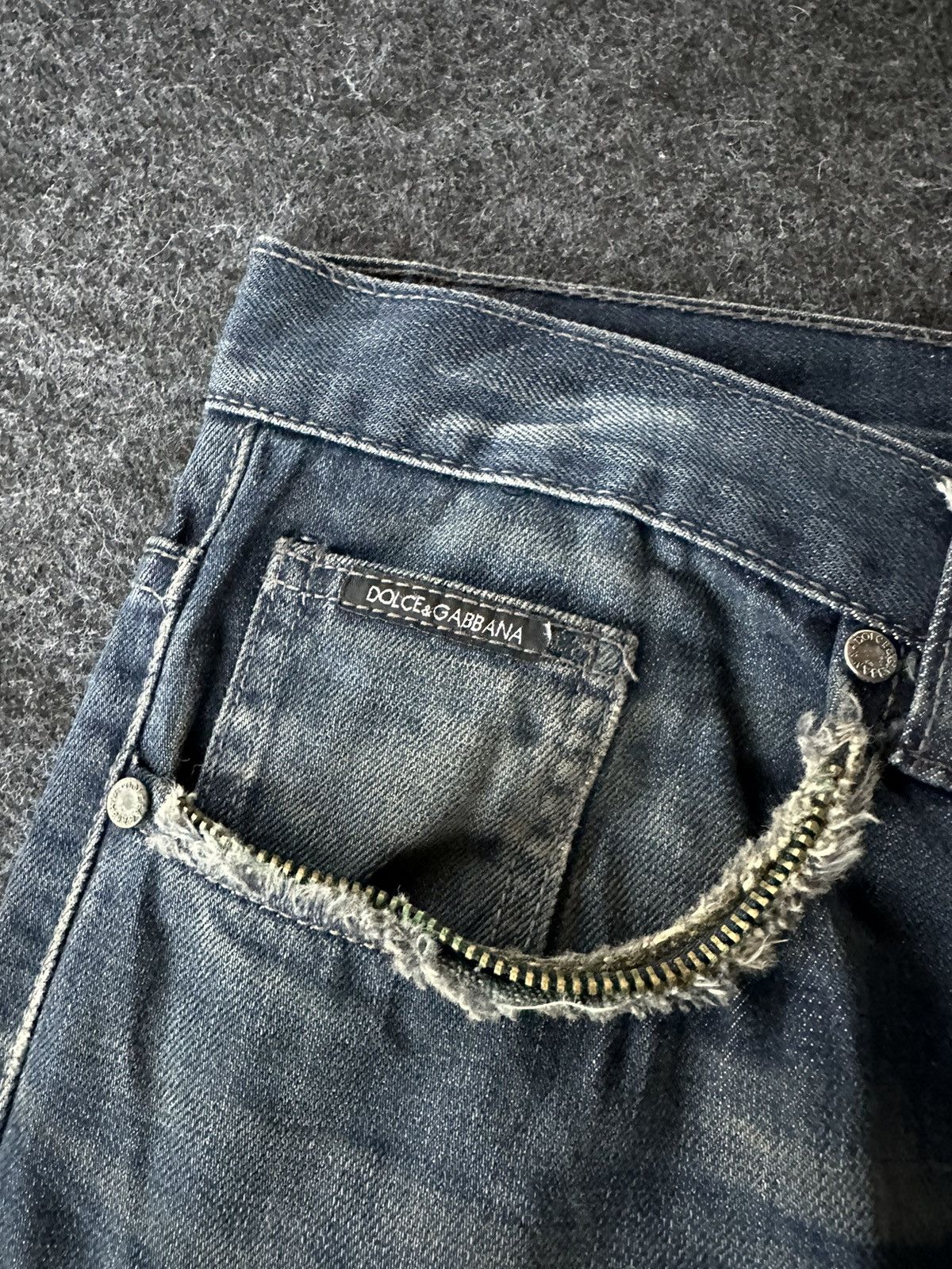 Dolce & Gabbana Vintage Dolce Gabbana Distressed Denim 32x32 D542 Size US 32 / EU 48 - 5 Thumbnail